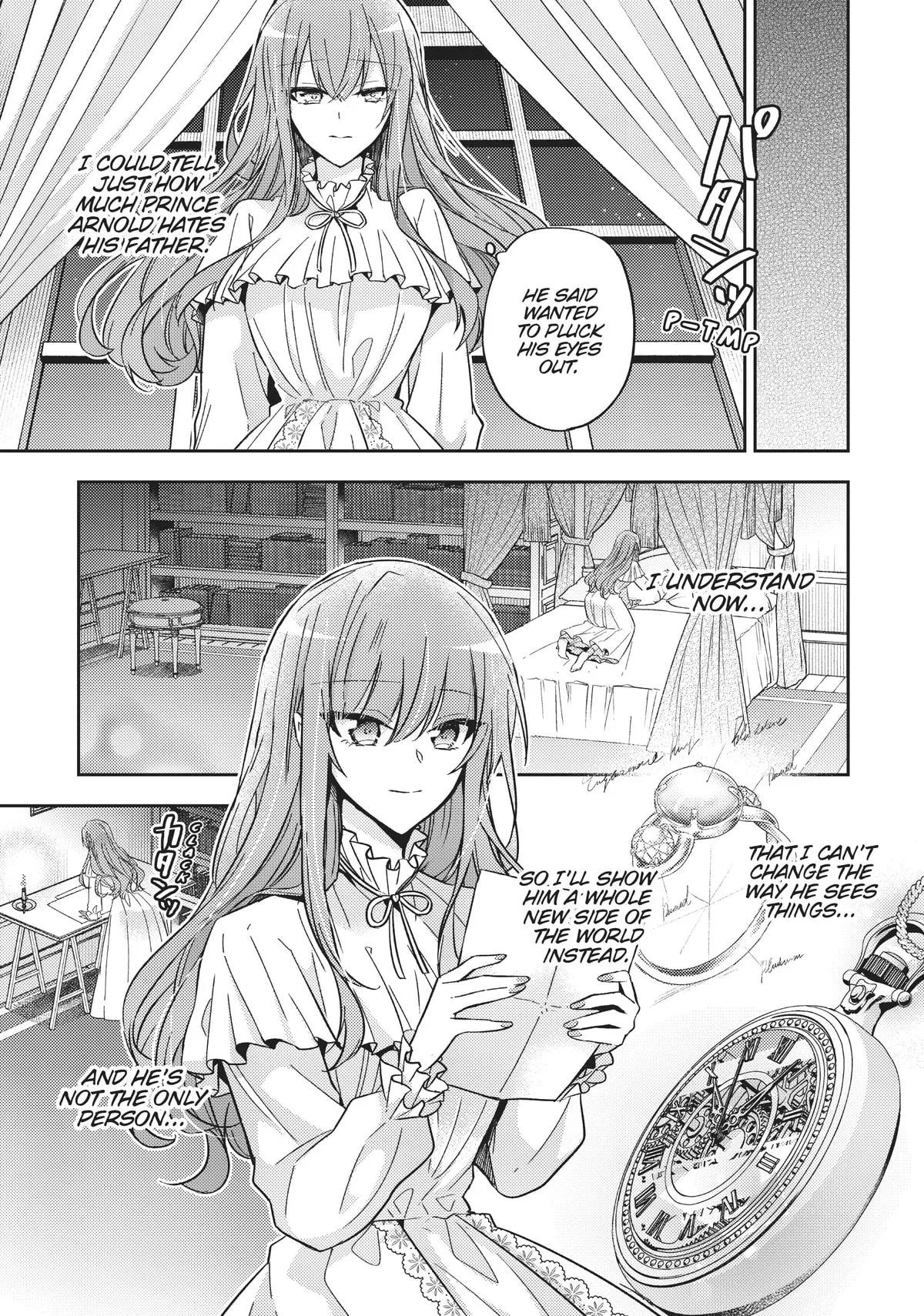 Loop 7-kaime no Akuyaku Reijou wa, Moto Tekikoku de Jiyuu Kimama na Hanayome Seikatsu o Mankitsu Suru Chapter 26.1 page 21 - 
