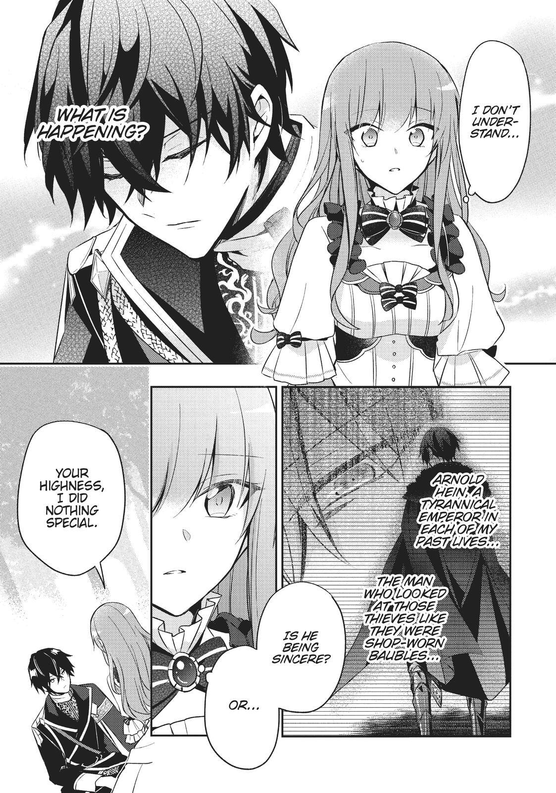 Loop 7-kaime no Akuyaku Reijou wa, Moto Tekikoku de Jiyuu Kimama na Hanayome Seikatsu o Mankitsu Suru Chapter 3 page 11 - 