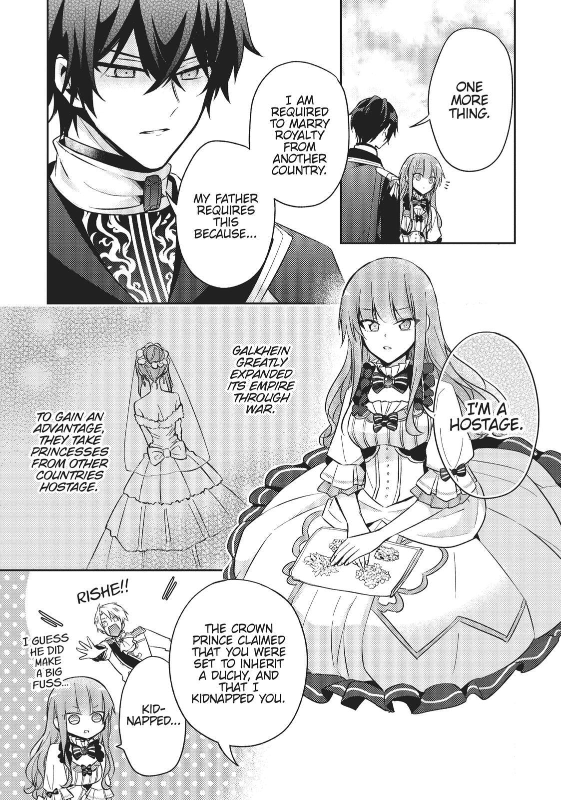 Loop 7-kaime no Akuyaku Reijou wa, Moto Tekikoku de Jiyuu Kimama na Hanayome Seikatsu o Mankitsu Suru Chapter 3 page 13 - 