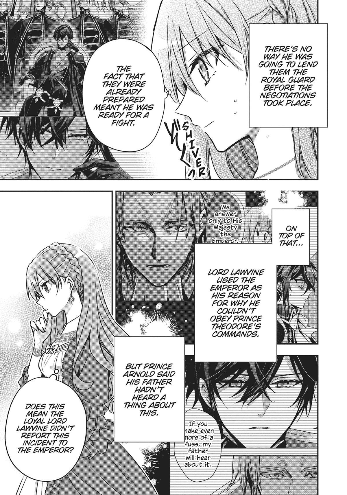 Loop 7-kaime no Akuyaku Reijou wa, Moto Tekikoku de Jiyuu Kimama na Hanayome Seikatsu o Mankitsu Suru Chapter 30 page 17 - 
