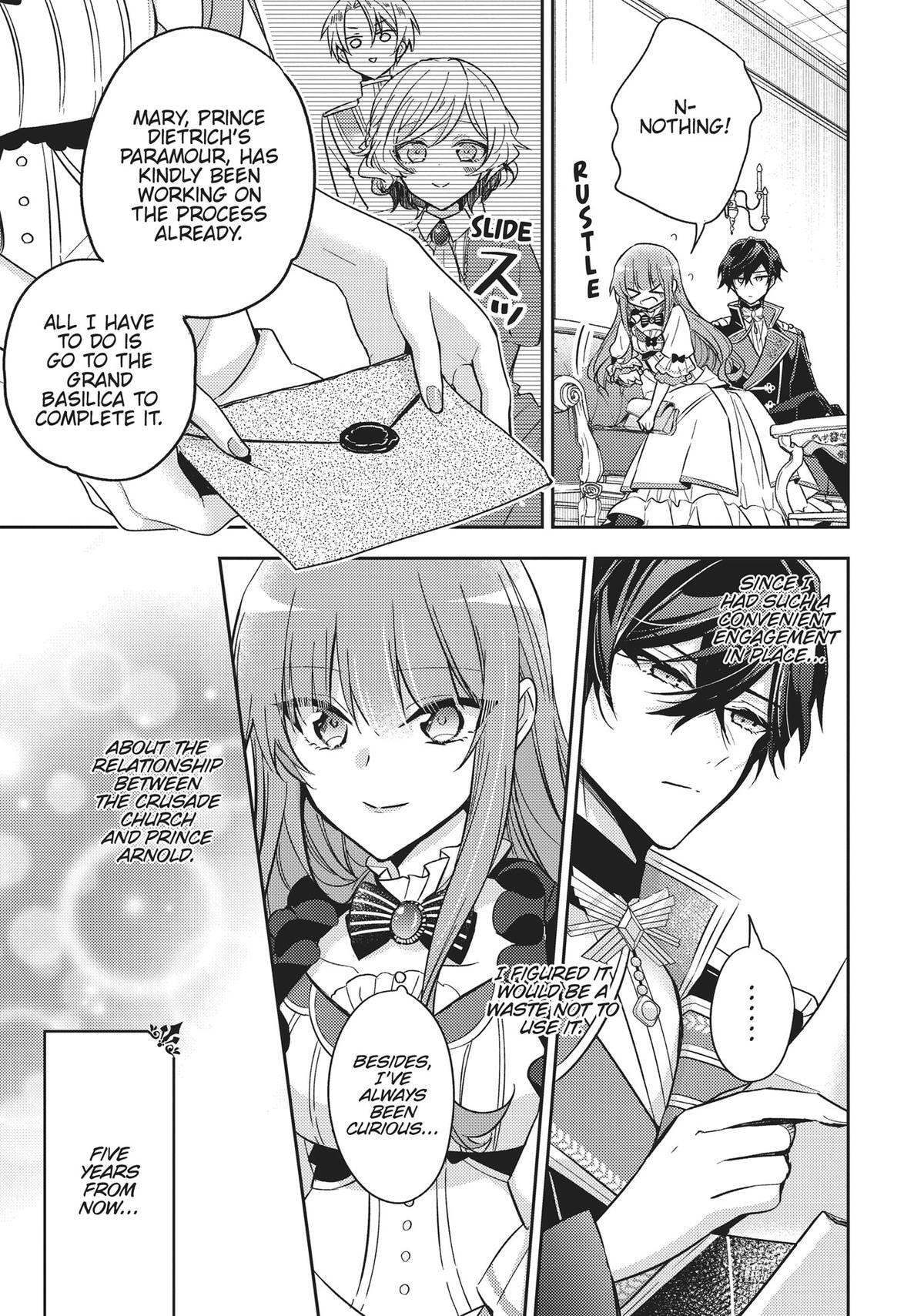 Loop 7-kaime no Akuyaku Reijou wa, Moto Tekikoku de Jiyuu Kimama na Hanayome Seikatsu o Mankitsu Suru Chapter 32 page 16 - 