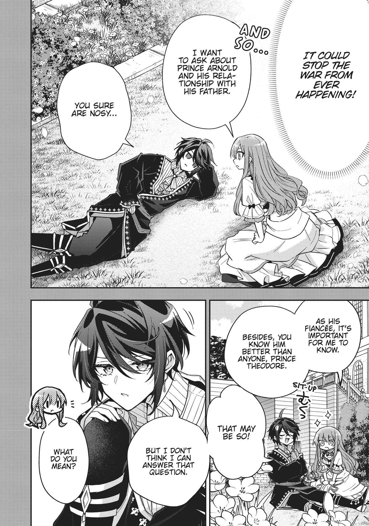 Loop 7-kaime no Akuyaku Reijou wa, Moto Tekikoku de Jiyuu Kimama na Hanayome Seikatsu o Mankitsu Suru Chapter 32 page 7 - 