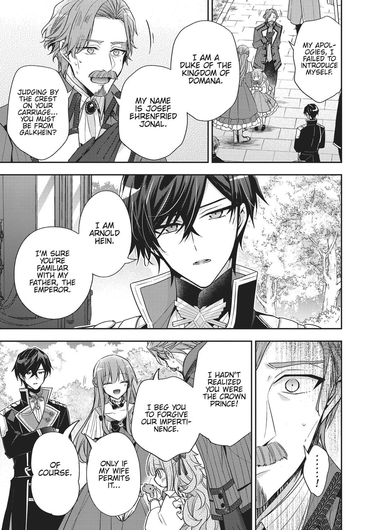 Loop 7-kaime no Akuyaku Reijou wa, Moto Tekikoku de Jiyuu Kimama na Hanayome Seikatsu o Mankitsu Suru Chapter 33 page 9 - 