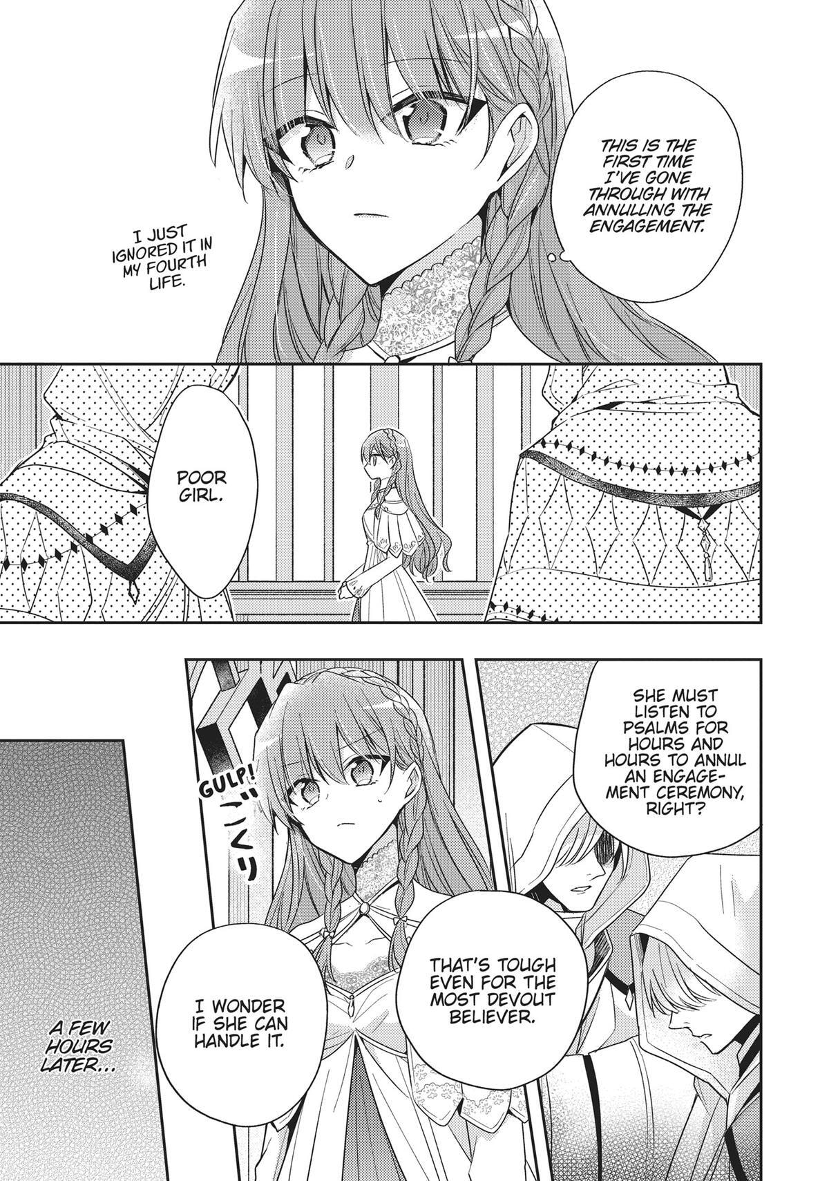 Loop 7-kaime no Akuyaku Reijou wa, Moto Tekikoku de Jiyuu Kimama na Hanayome Seikatsu o Mankitsu Suru Chapter 34 page 13 - 
