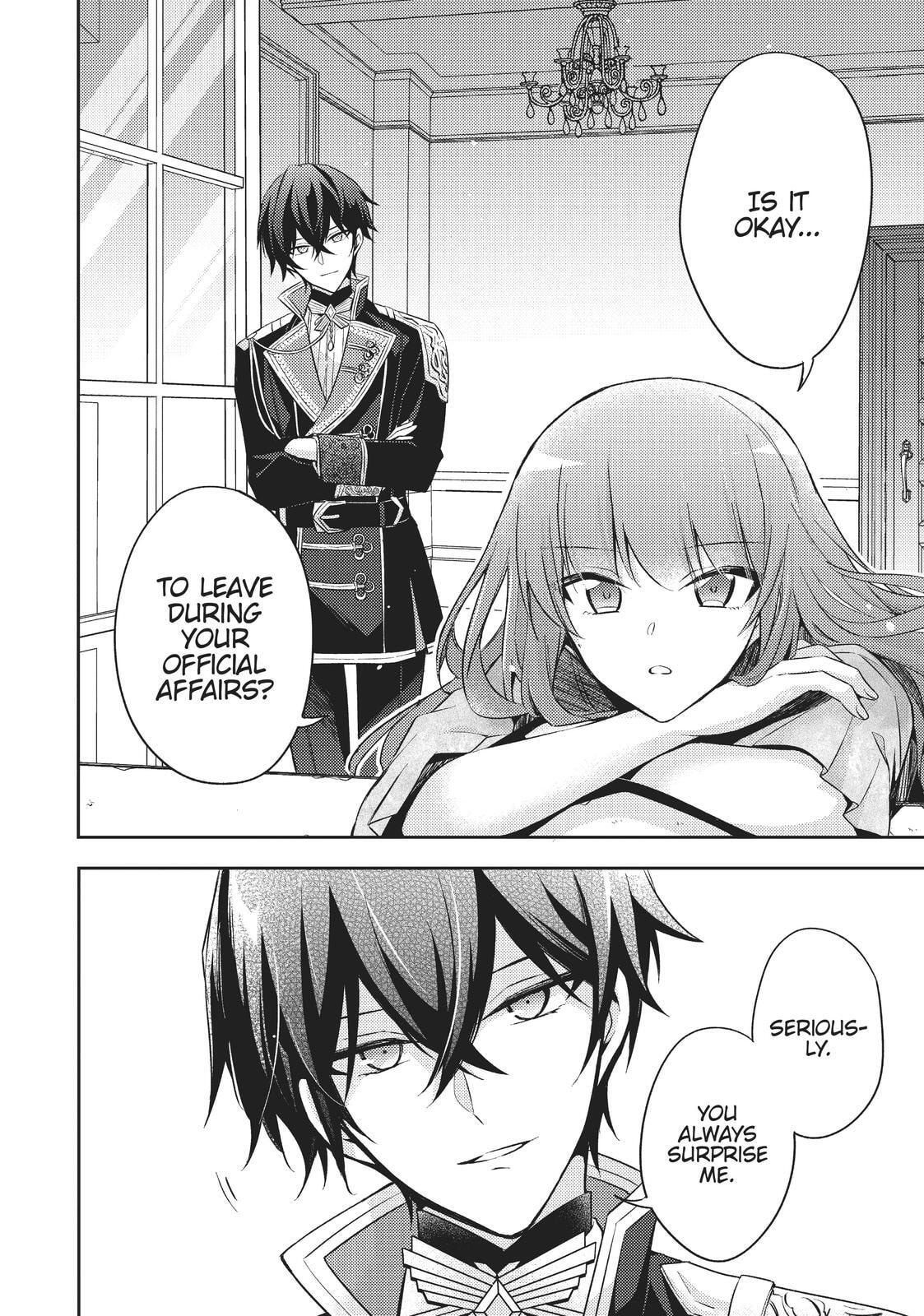 Loop 7-kaime no Akuyaku Reijou wa, Moto Tekikoku de Jiyuu Kimama na Hanayome Seikatsu o Mankitsu Suru Chapter 4 page 14 - 