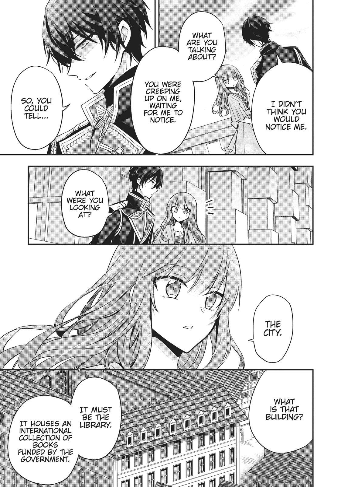 Loop 7-kaime no Akuyaku Reijou wa, Moto Tekikoku de Jiyuu Kimama na Hanayome Seikatsu o Mankitsu Suru Chapter 4 page 15 - 