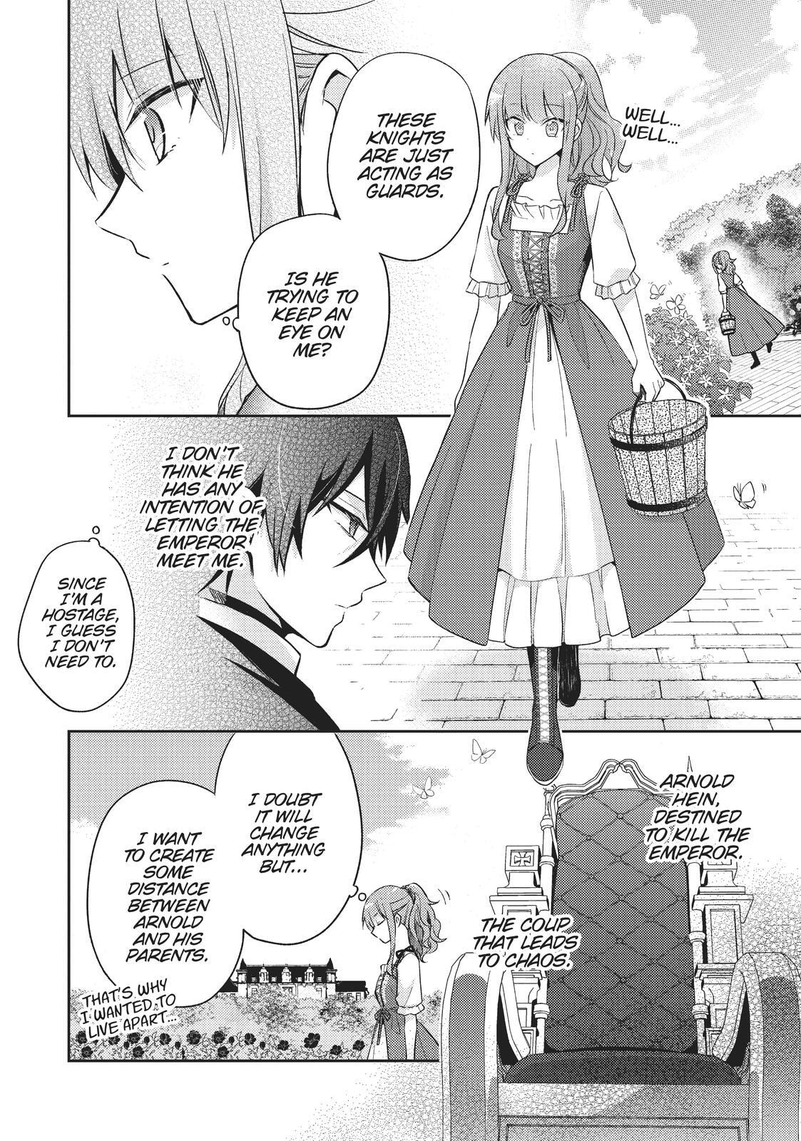 Loop 7-kaime no Akuyaku Reijou wa, Moto Tekikoku de Jiyuu Kimama na Hanayome Seikatsu o Mankitsu Suru Chapter 4 page 4 - 