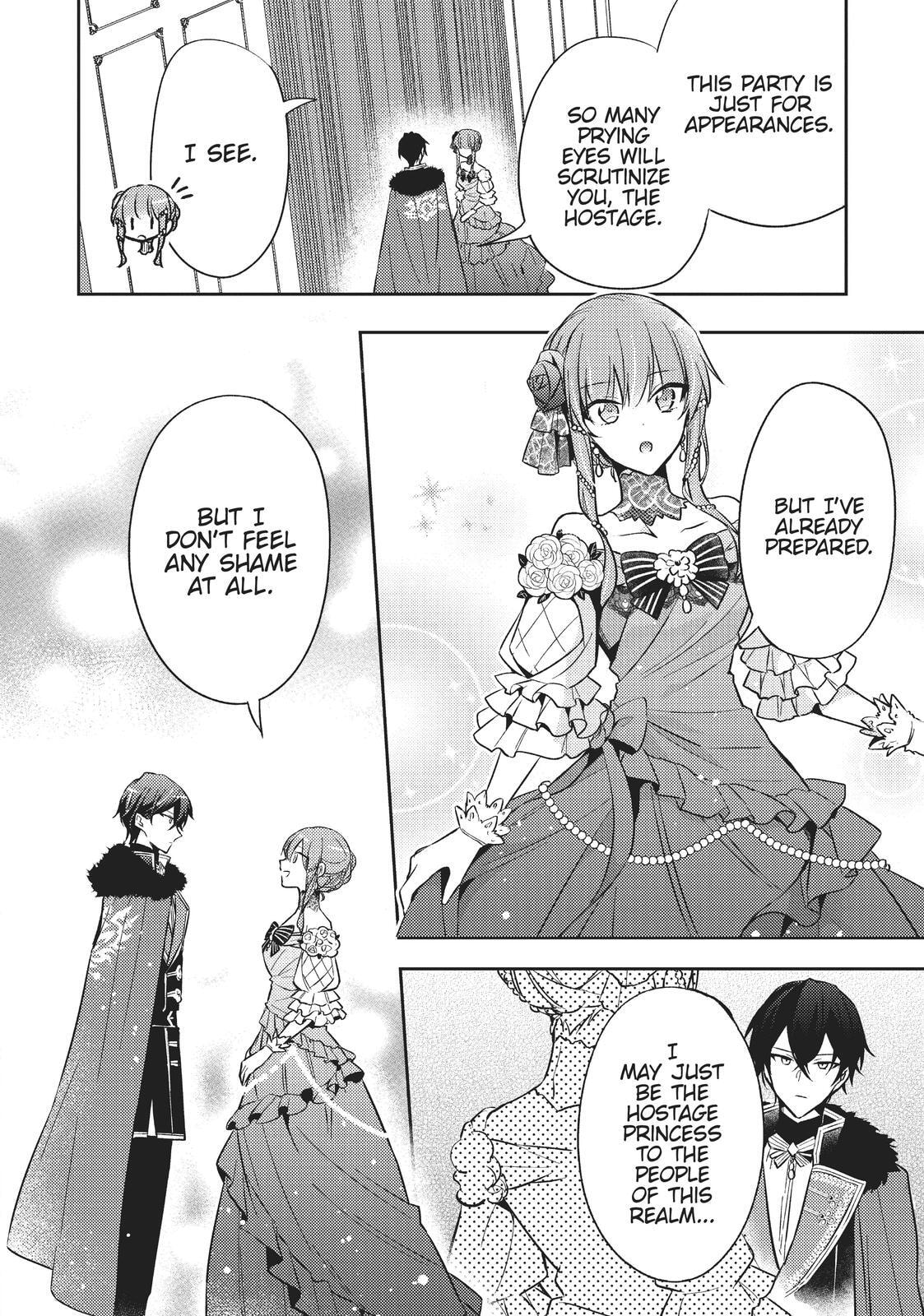 Loop 7-kaime no Akuyaku Reijou wa, Moto Tekikoku de Jiyuu Kimama na Hanayome Seikatsu o Mankitsu Suru Chapter 5 page 10 - 