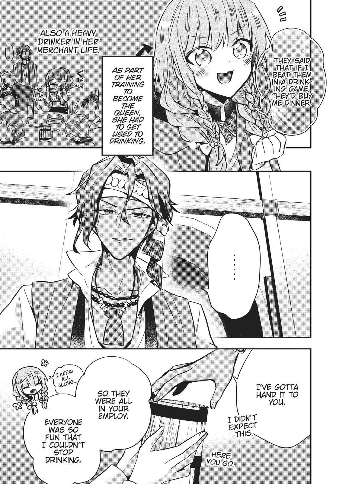 Loop 7-kaime no Akuyaku Reijou wa, Moto Tekikoku de Jiyuu Kimama na Hanayome Seikatsu o Mankitsu Suru Chapter 8 page 13 - 