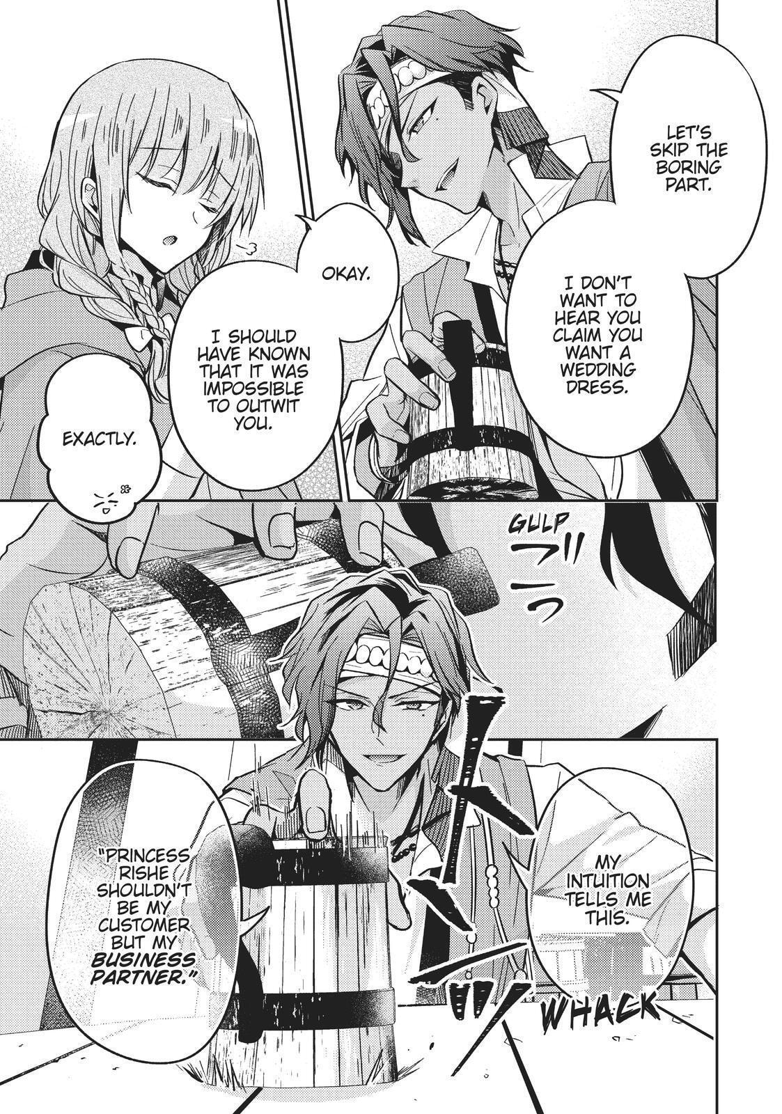 Loop 7-kaime no Akuyaku Reijou wa, Moto Tekikoku de Jiyuu Kimama na Hanayome Seikatsu o Mankitsu Suru Chapter 8 page 15 - 