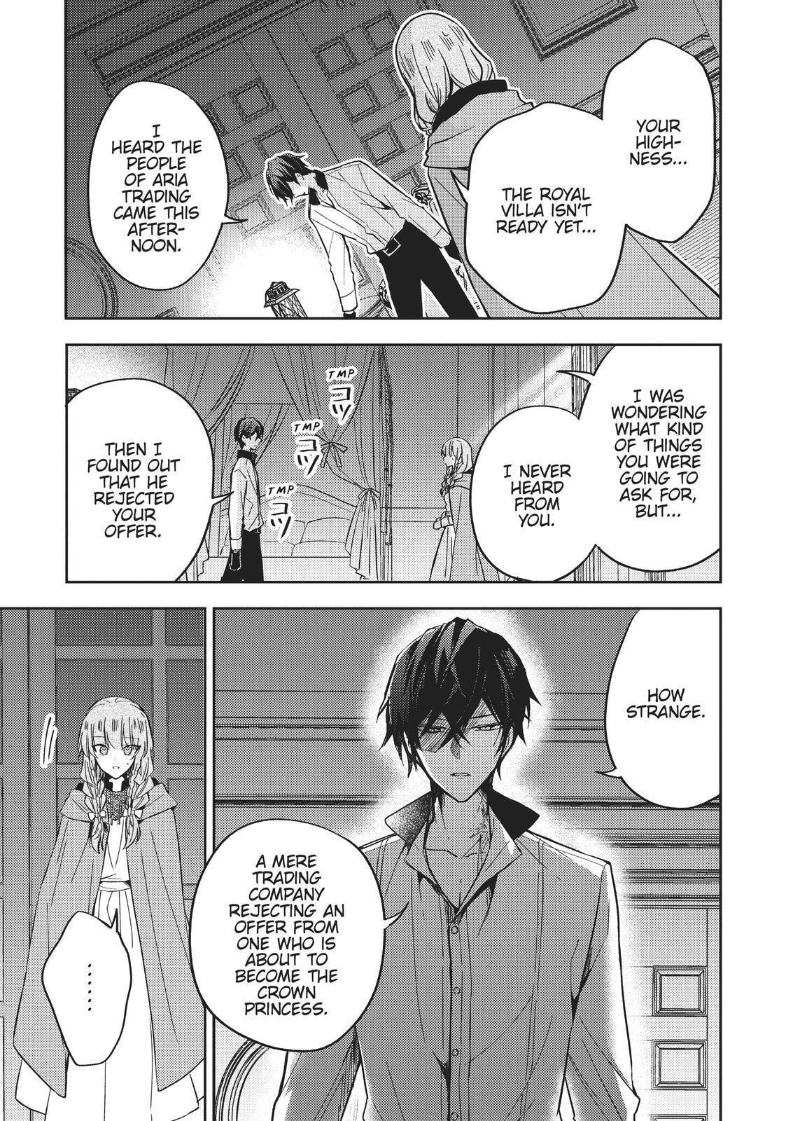 Loop 7-kaime no Akuyaku Reijou wa, Moto Tekikoku de Jiyuu Kimama na Hanayome Seikatsu o Mankitsu Suru Chapter 8 page 23 - 