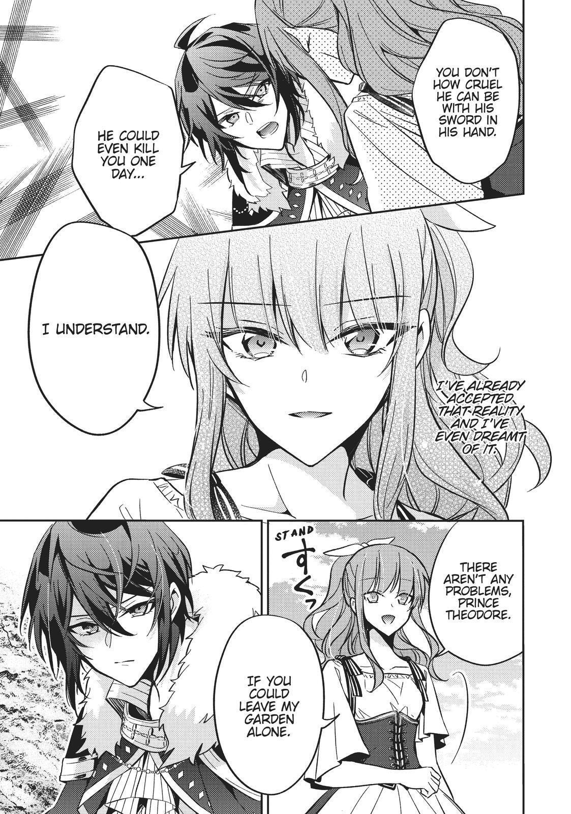 Loop 7-kaime no Akuyaku Reijou wa, Moto Tekikoku de Jiyuu Kimama na Hanayome Seikatsu o Mankitsu Suru Chapter 9 page 21 - 