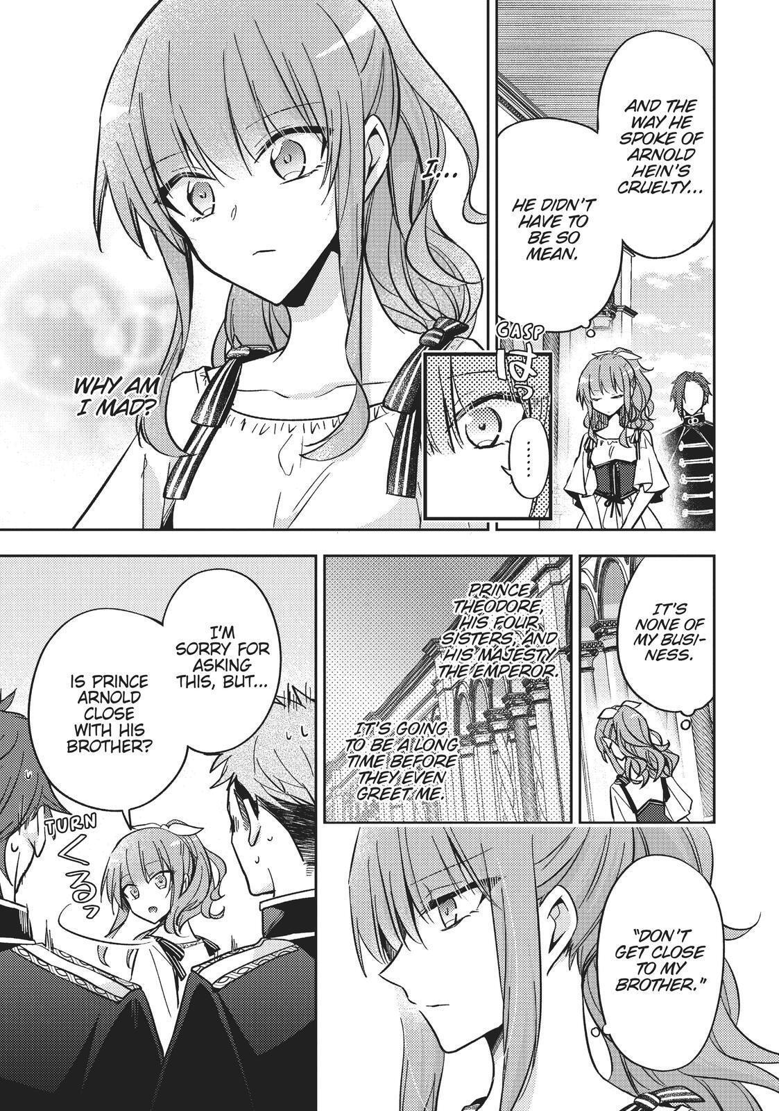Loop 7-kaime no Akuyaku Reijou wa, Moto Tekikoku de Jiyuu Kimama na Hanayome Seikatsu o Mankitsu Suru Chapter 9 page 23 - 