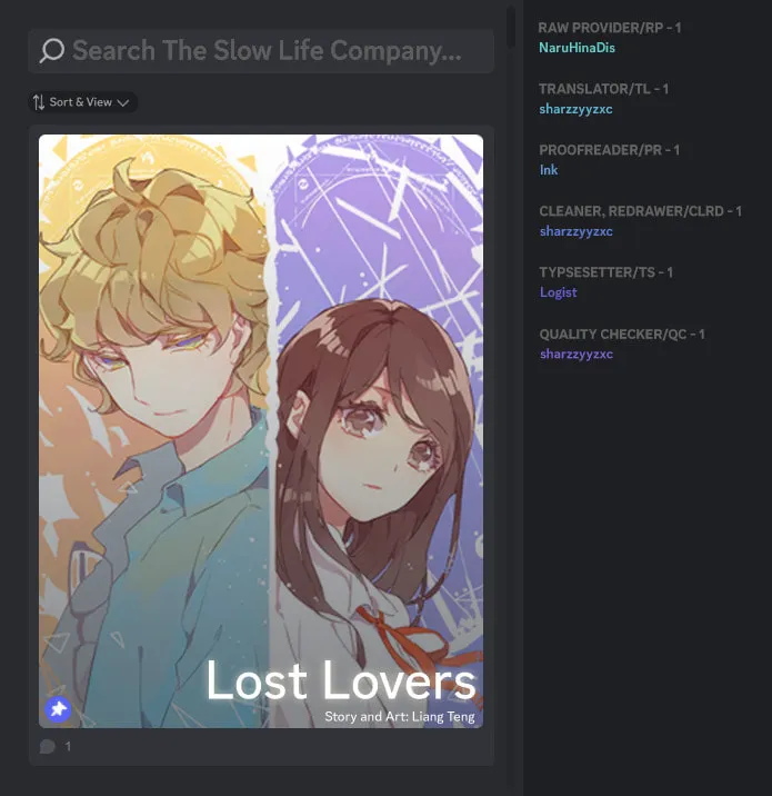 Lost Lovers (Colored) Chapter 27 page 1 - 