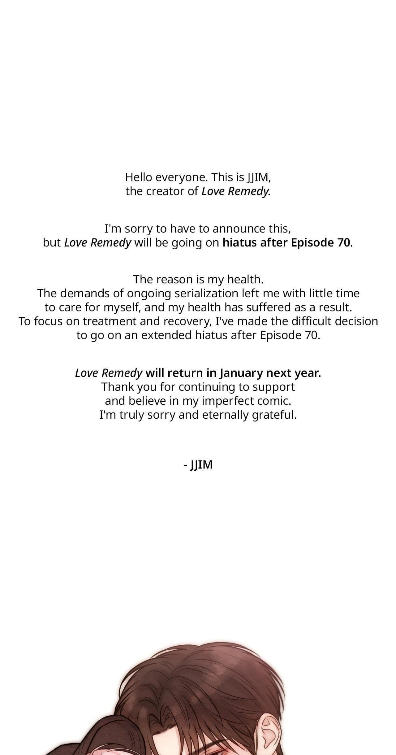 Love Remedy Chapter 70.1 page 1 - 