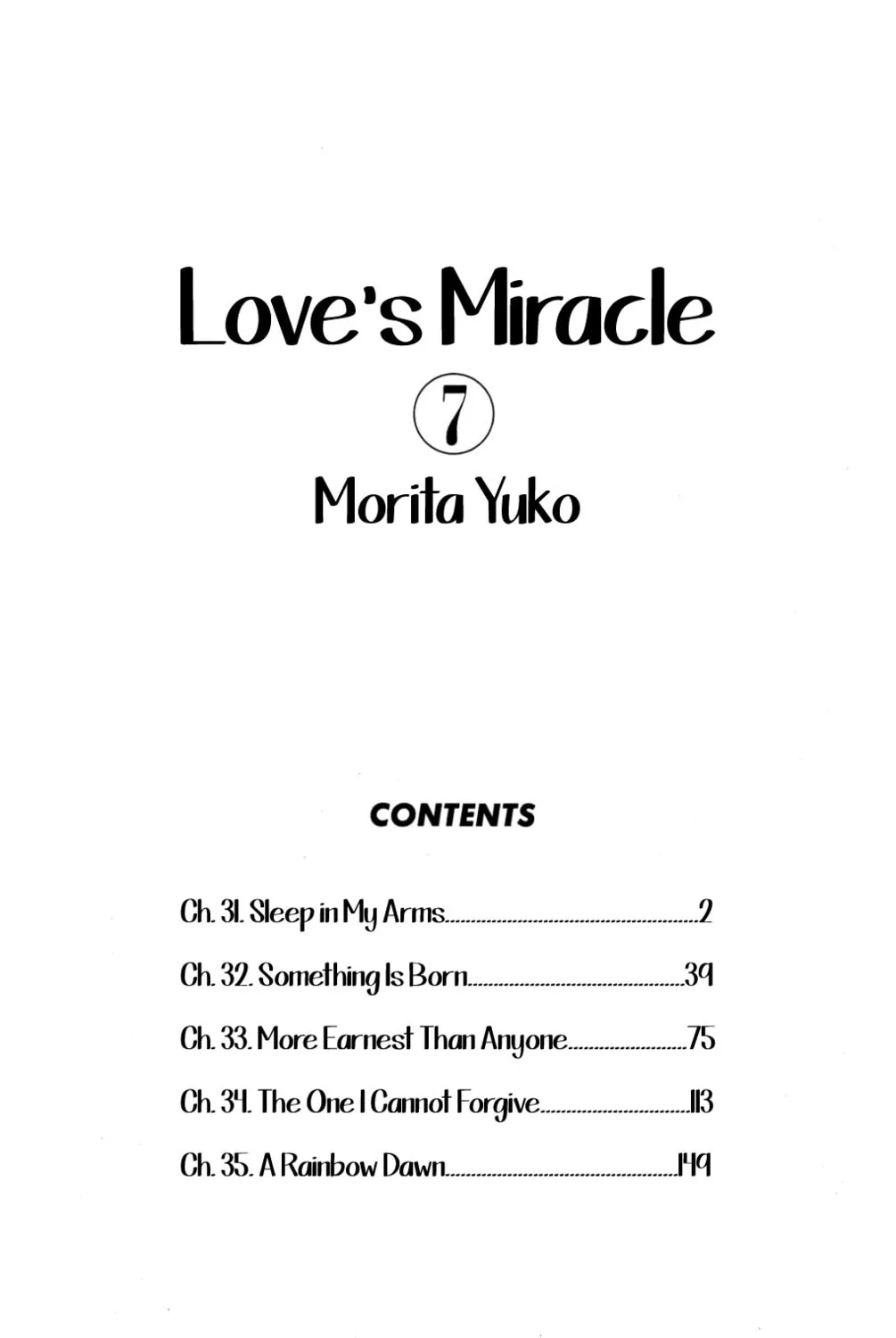 Love's Miracle Chapter 31 page 3 - 