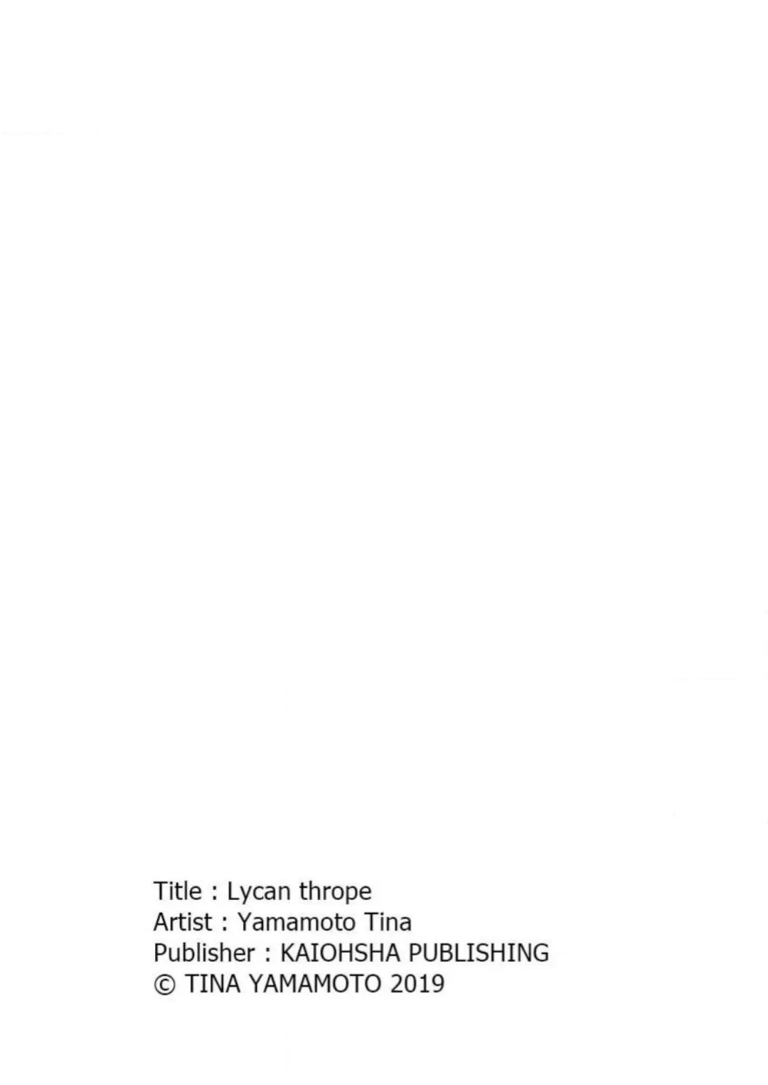 Lycan thrope Chapter 3 page 39 - 