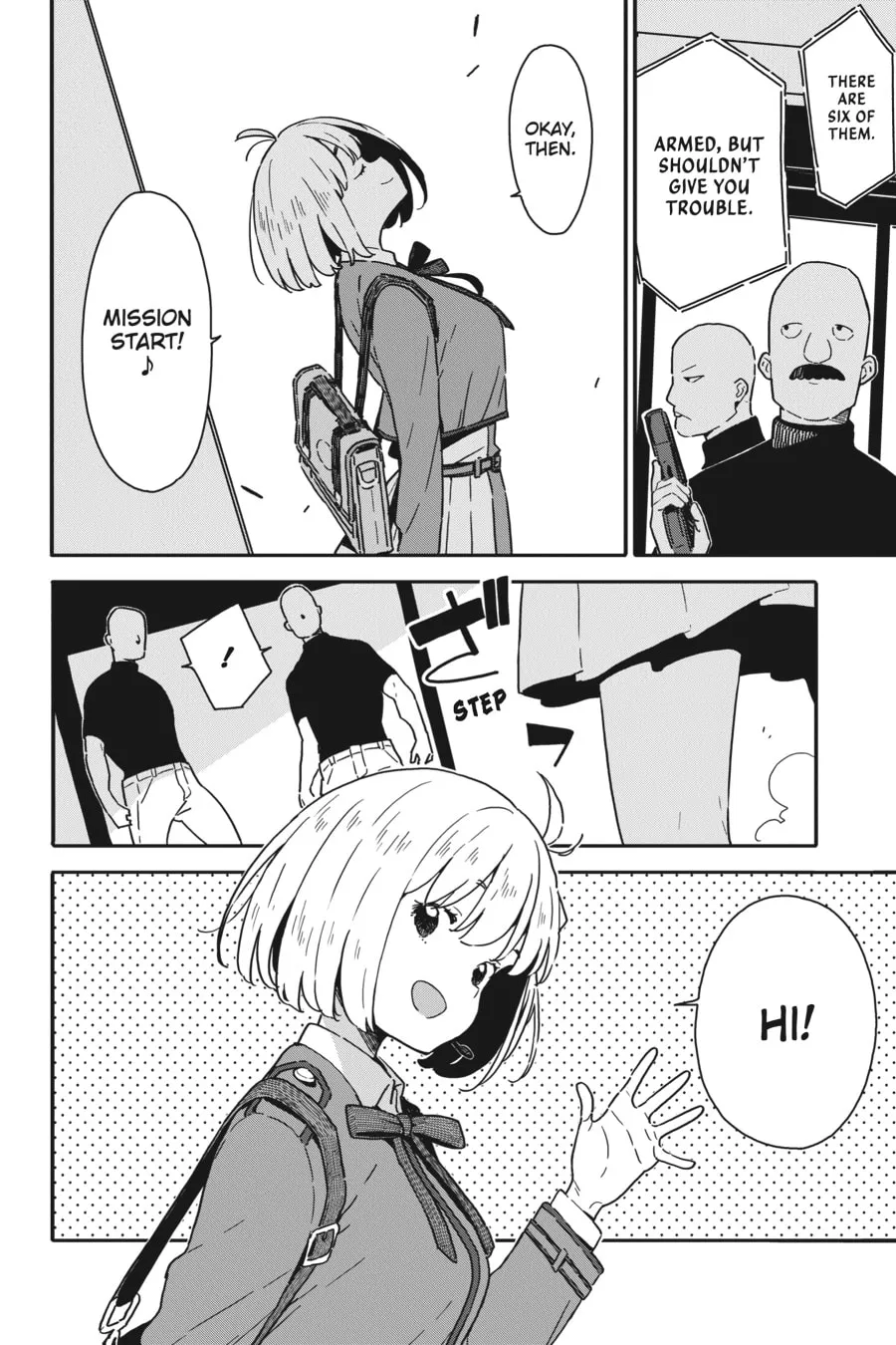 Lycoris Recoil Koushiki Comic Anthology: Reload Chapter 1 page 4 - 