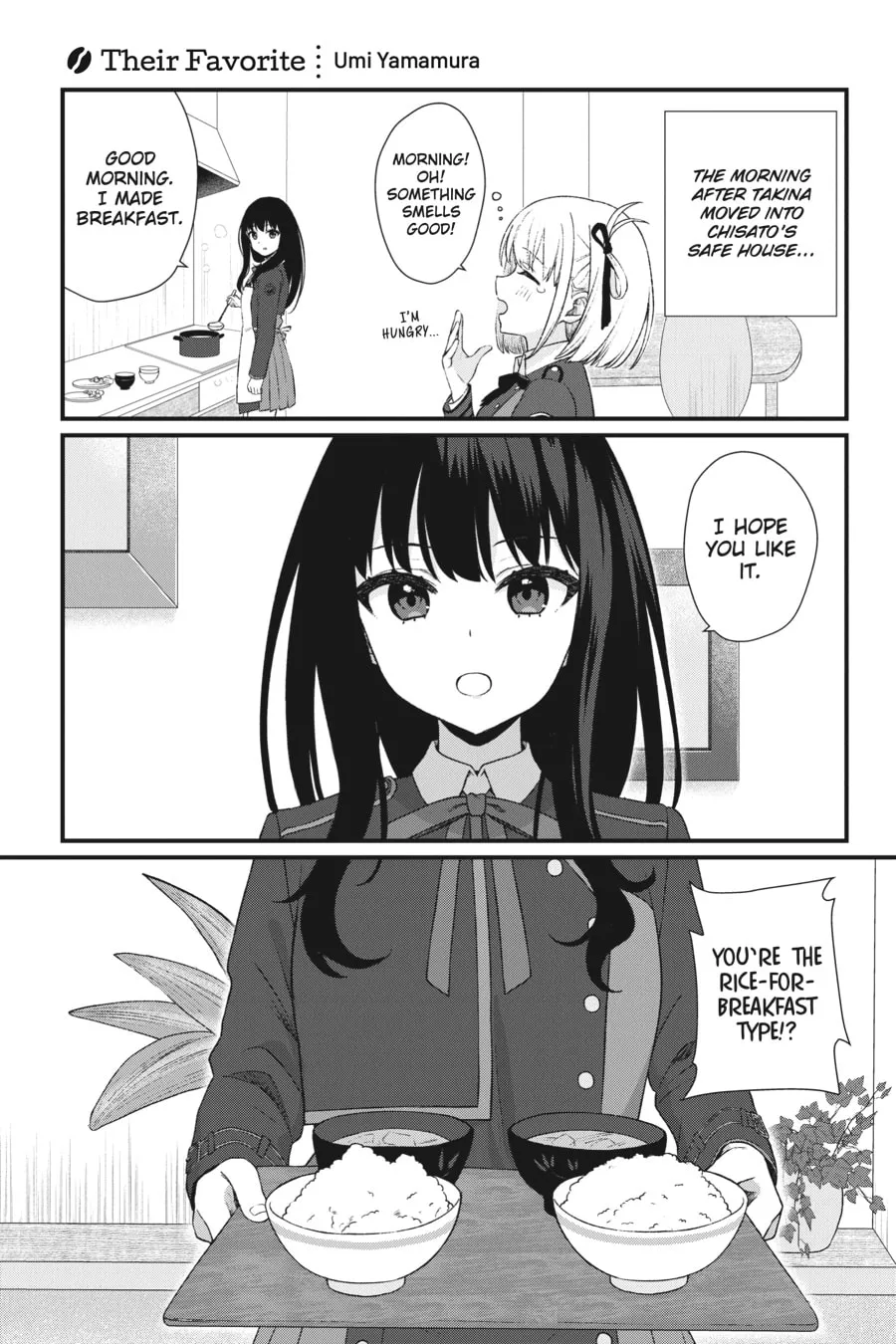 Lycoris Recoil Koushiki Comic Anthology: Reload Chapter 6 page 1 - 