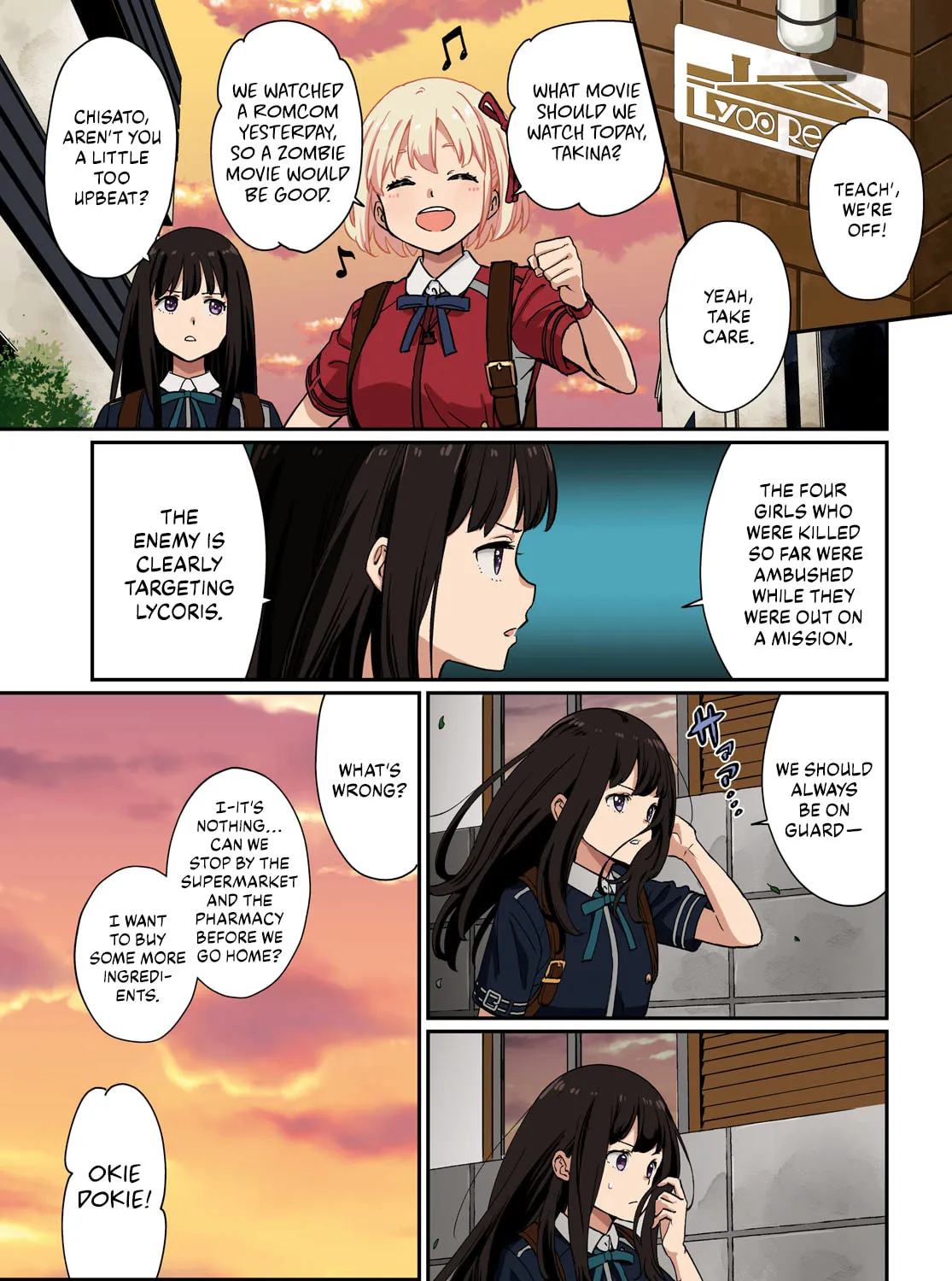 Lycoris Recoil Chapter 19 page 1 - 