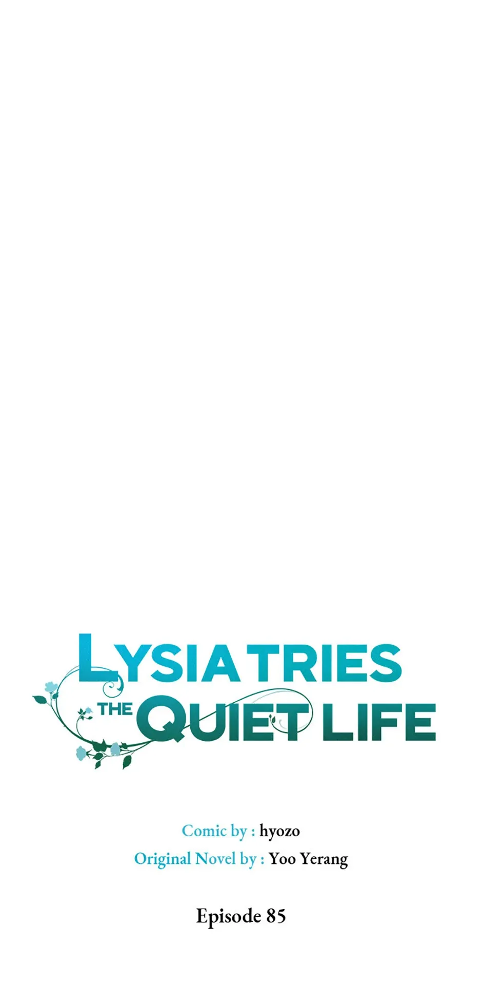 Lysia Tries The Quiet Life Chapter 85 page 1 - 