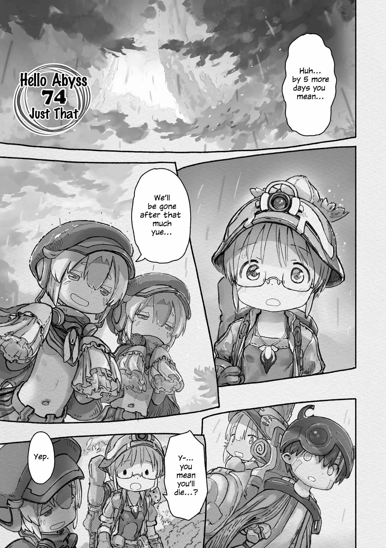 Made in Abyss Chapter 73.99 page 1 - 