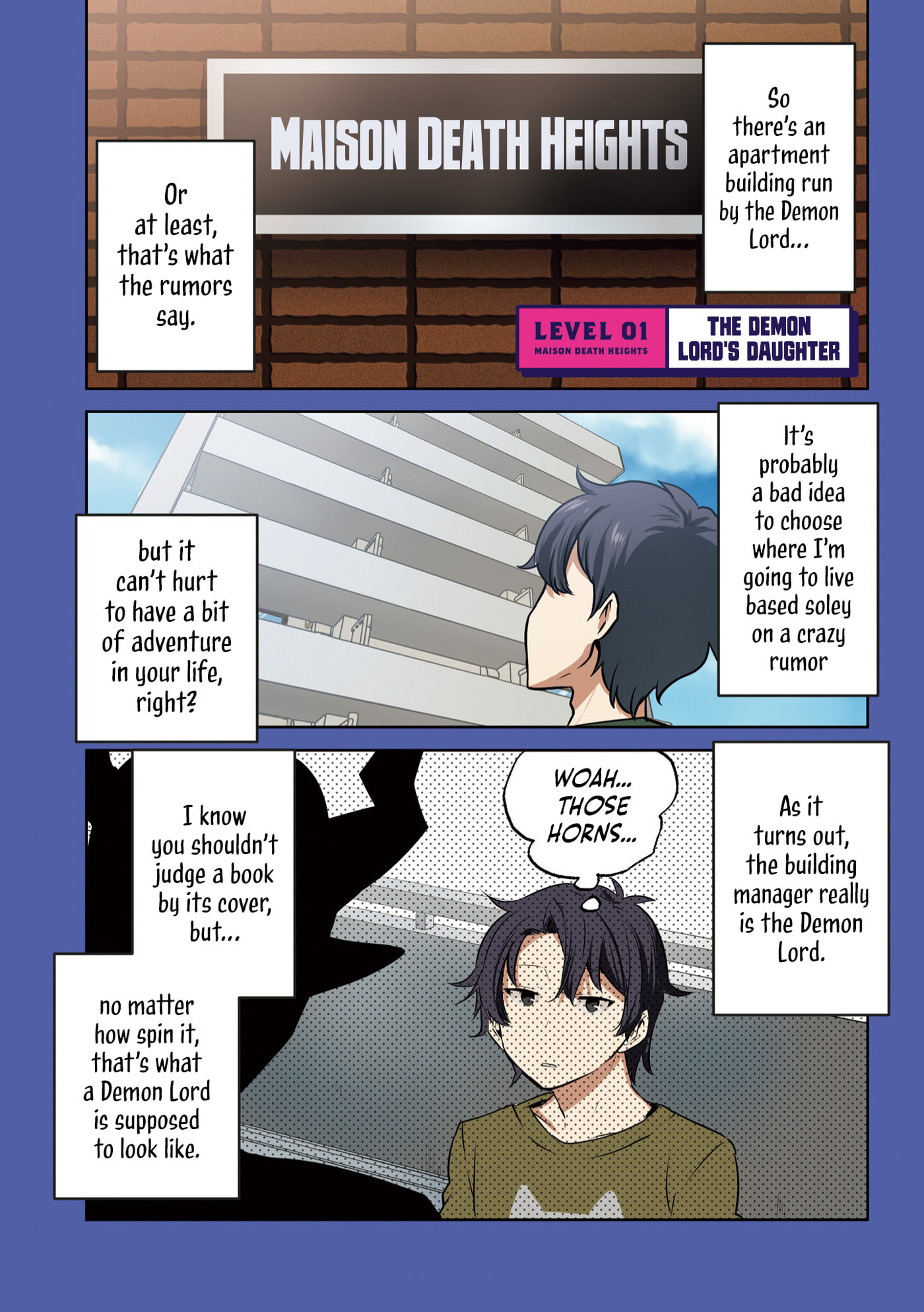 Maison Death Heights: The Demon King's Daughter Wants to be a Disciple Chapter 1 page 3 - 