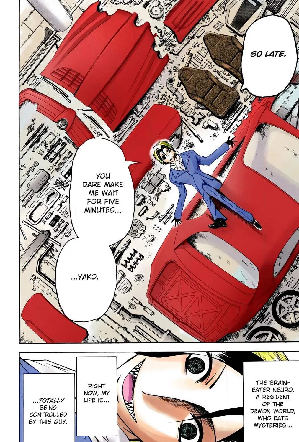 Majin Tantei Nougami Neuro (Colored) Chapter 4 page 7 - 