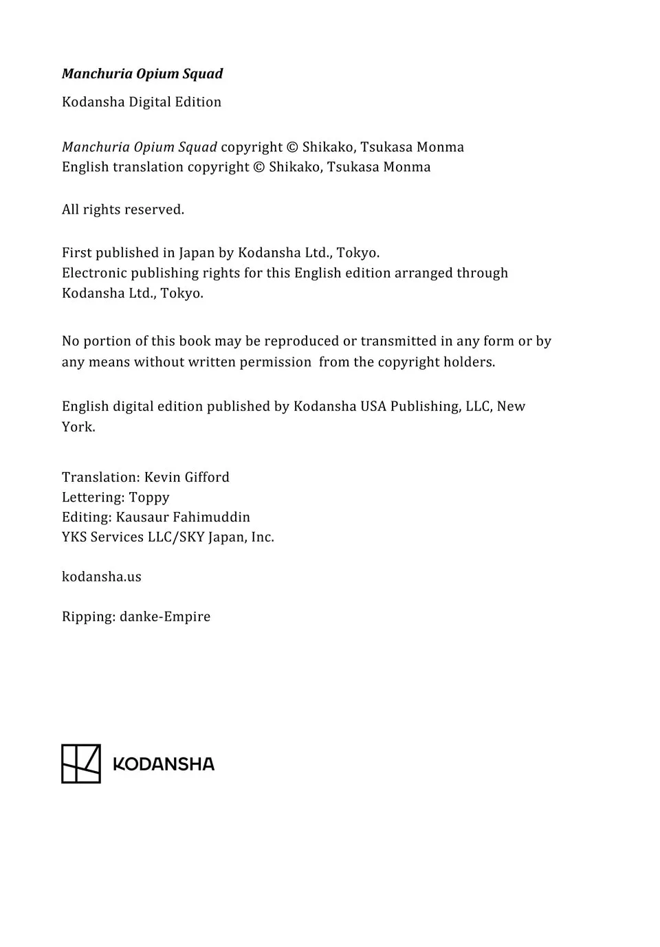 Manchuria Opium Squad Chapter 142 page 22 - 