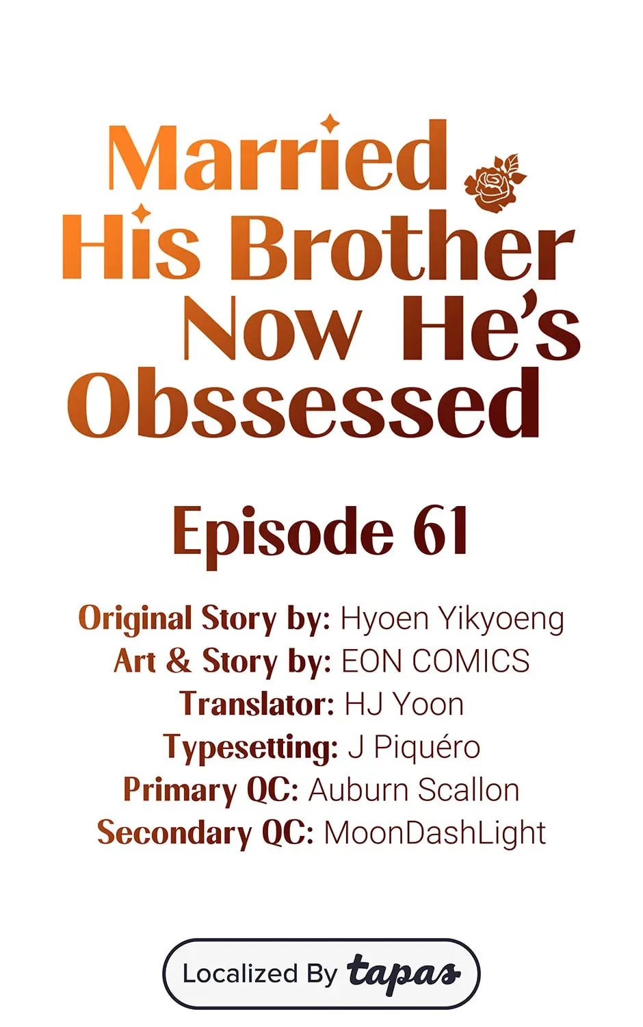 Married His Brother and Now He's Obssessed Chapter 61 page 1 - 