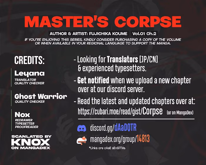 Master's Corpse Chapter 2 page 59 - 