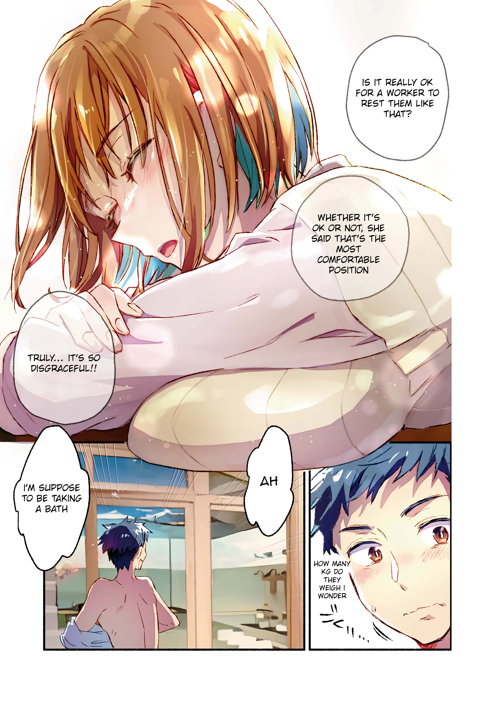 Mayuri-san no Iru Sentou Chapter 1 page 6 - 