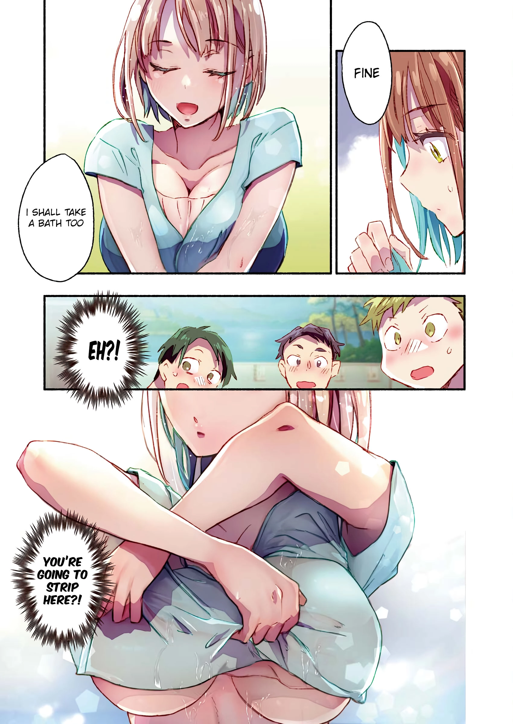 Mayuri-san no Iru Sentou Chapter 5 page 3 - 