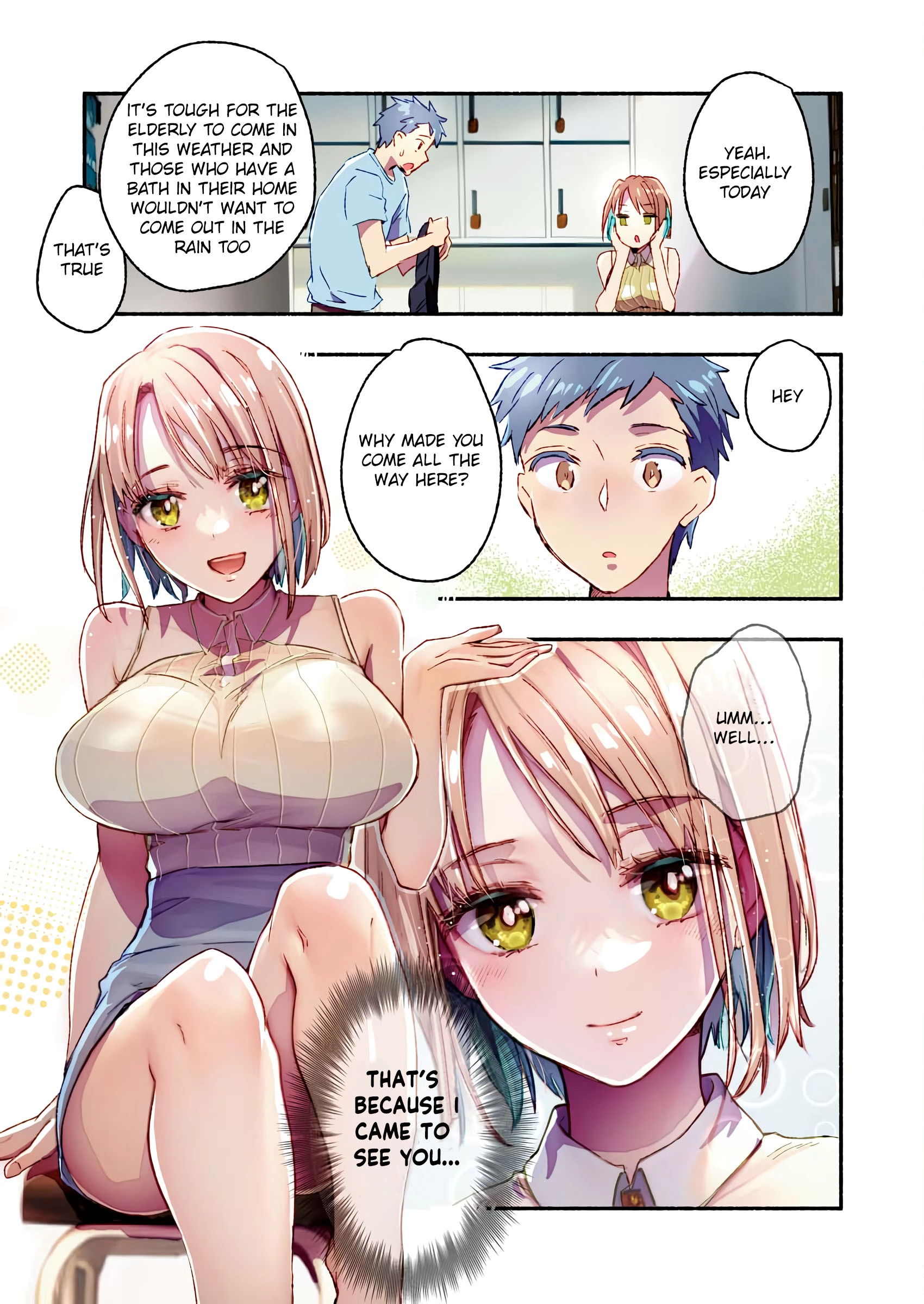 Mayuri-san no Iru Sentou Chapter 6 page 7 - 