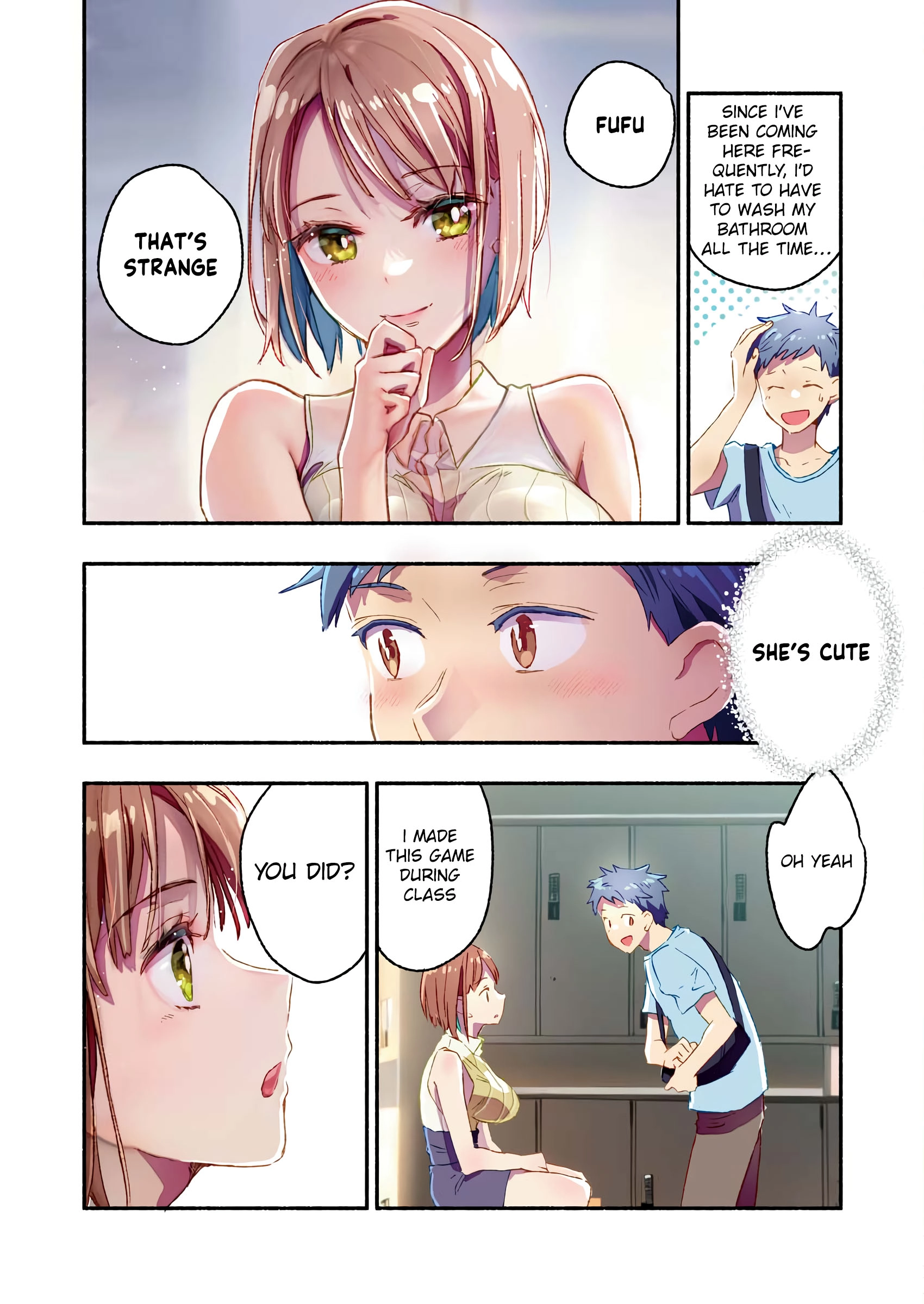 Mayuri-san no Iru Sentou Chapter 6 page 8 - 