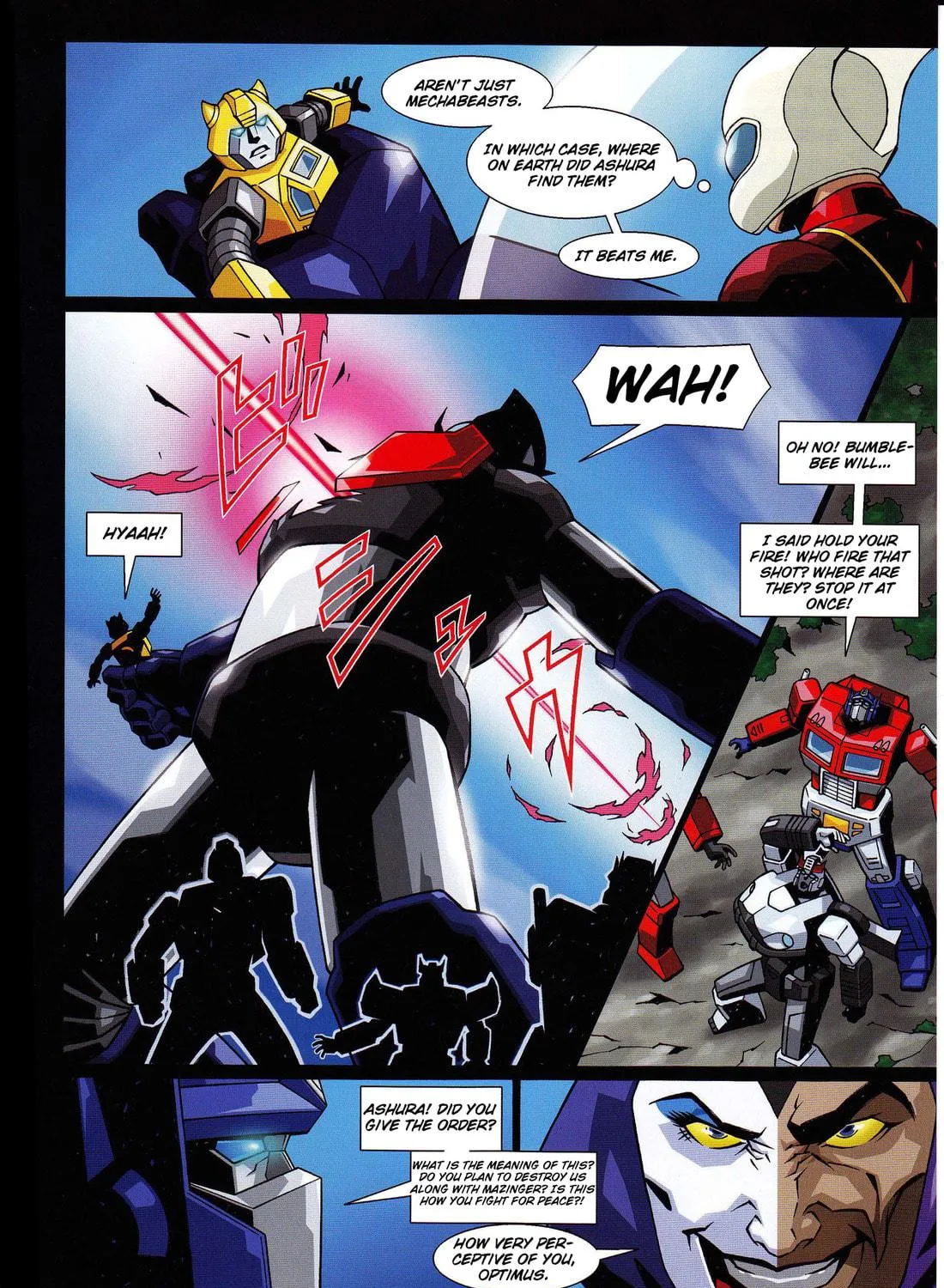 Mazinger Z vs. Transformers (Colored) Chapter 2 page 11 - 