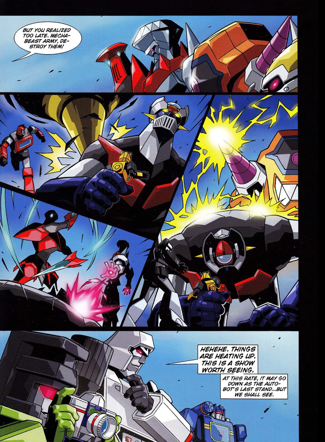 Mazinger Z vs. Transformers (Colored) Chapter 2 page 13 - 