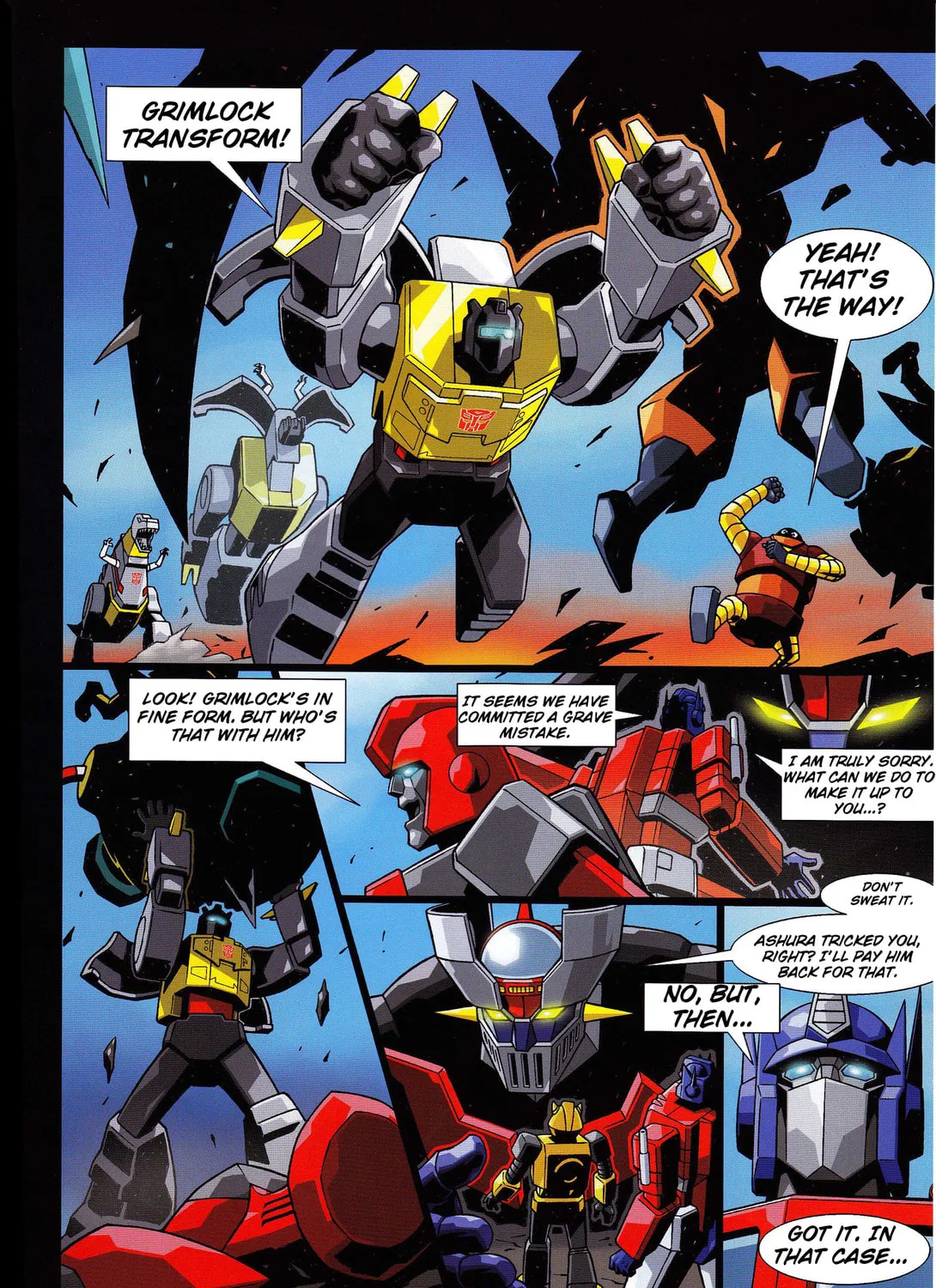 Mazinger Z vs. Transformers (Colored) Chapter 2 page 19 - 