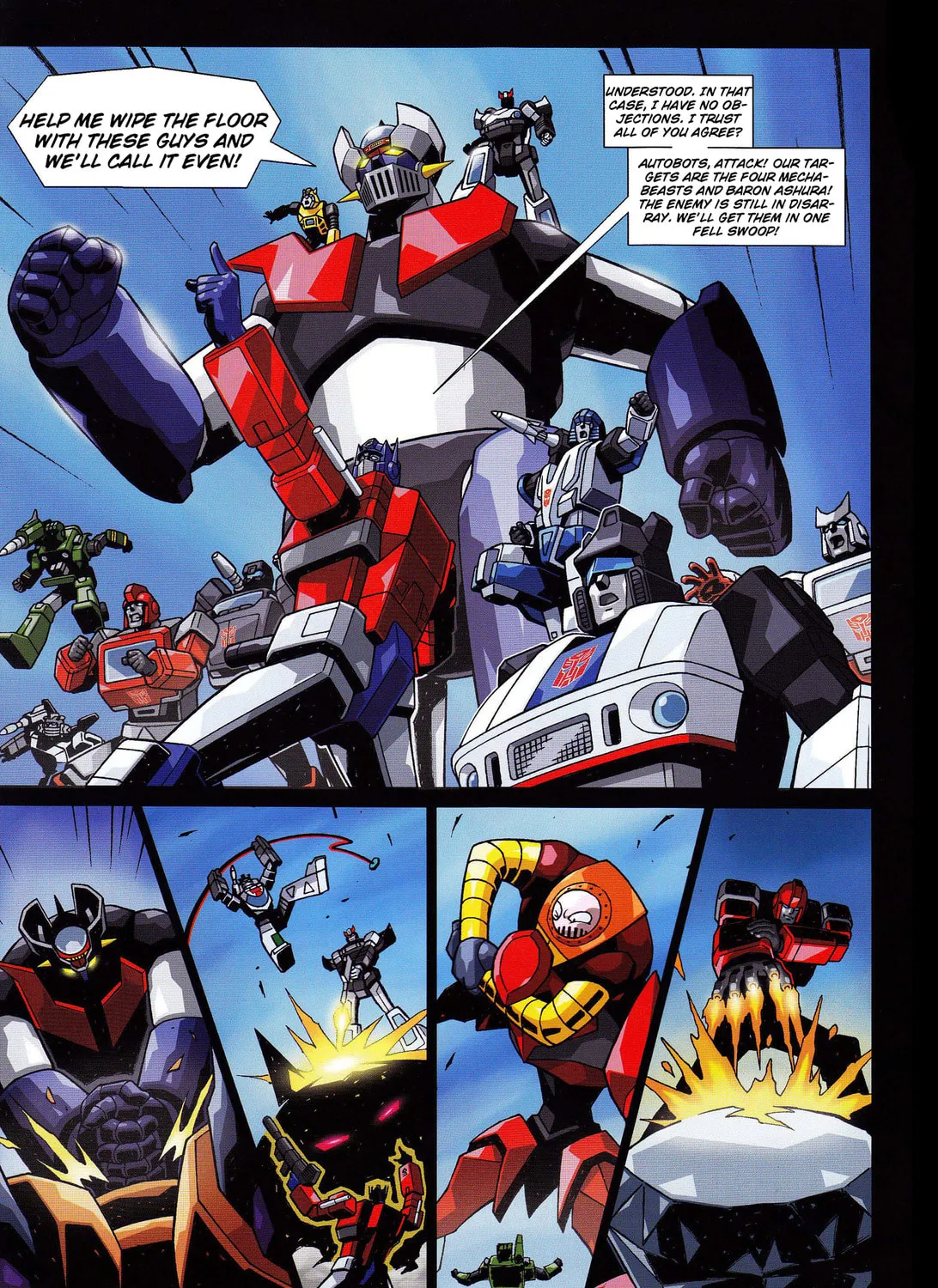 Mazinger Z vs. Transformers (Colored) Chapter 2 page 21 - 
