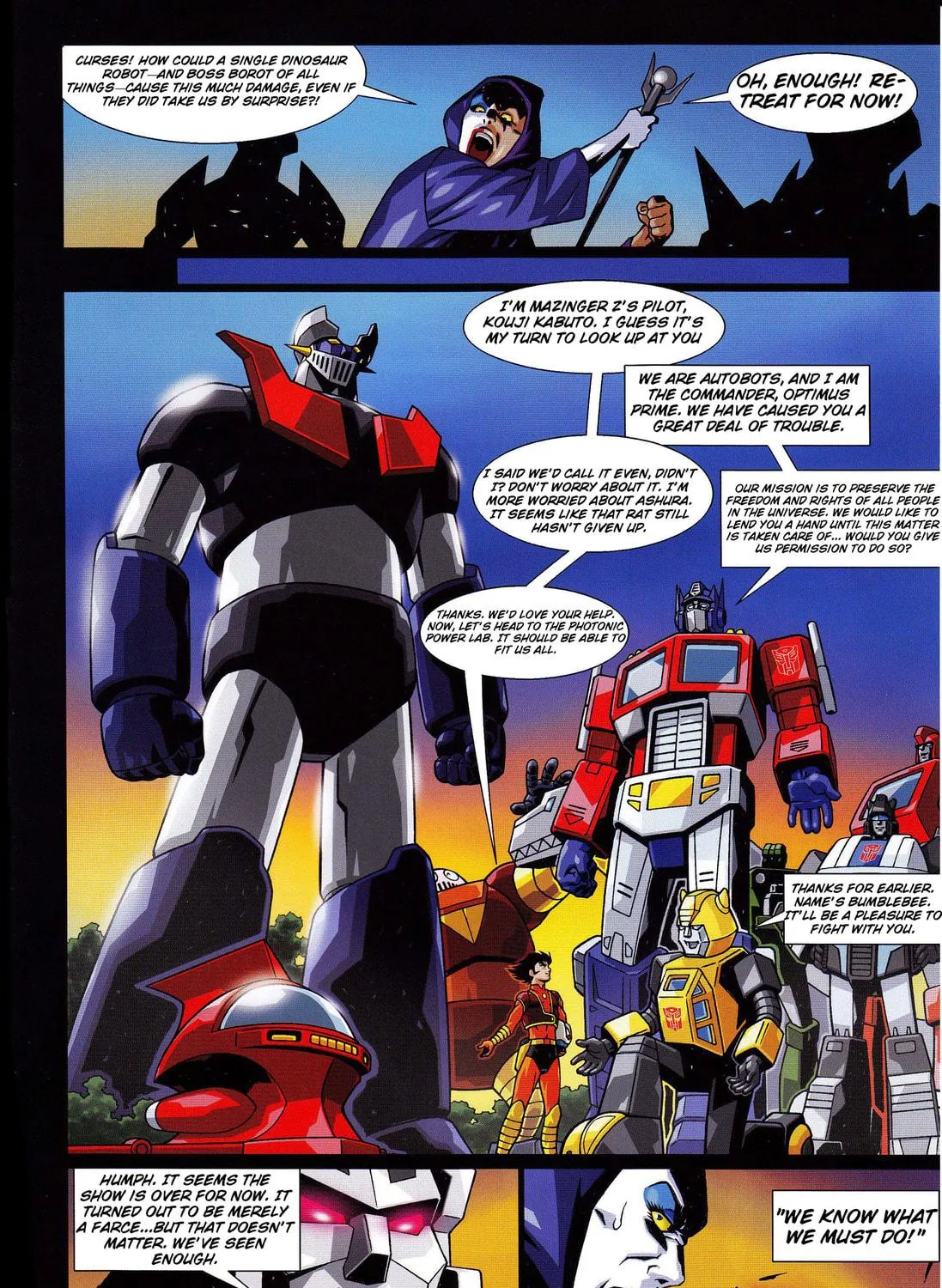 Mazinger Z vs. Transformers (Colored) Chapter 2 page 23 - 