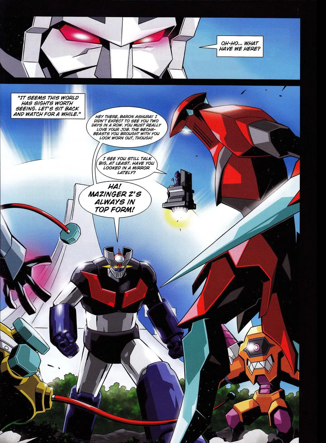 Mazinger Z vs. Transformers (Colored) Chapter 2 page 5 - 