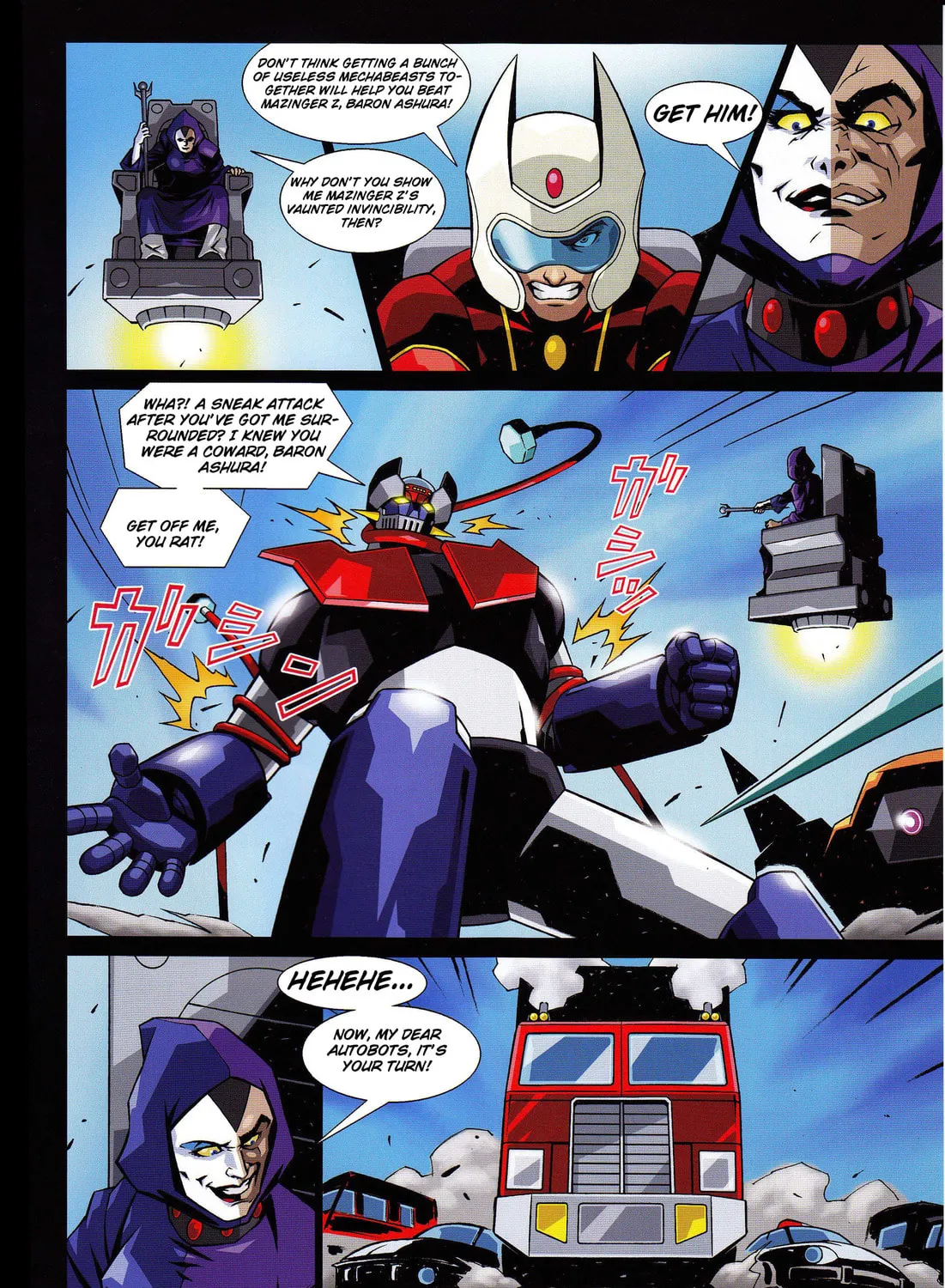 Mazinger Z vs. Transformers (Colored) Chapter 2 page 7 - 