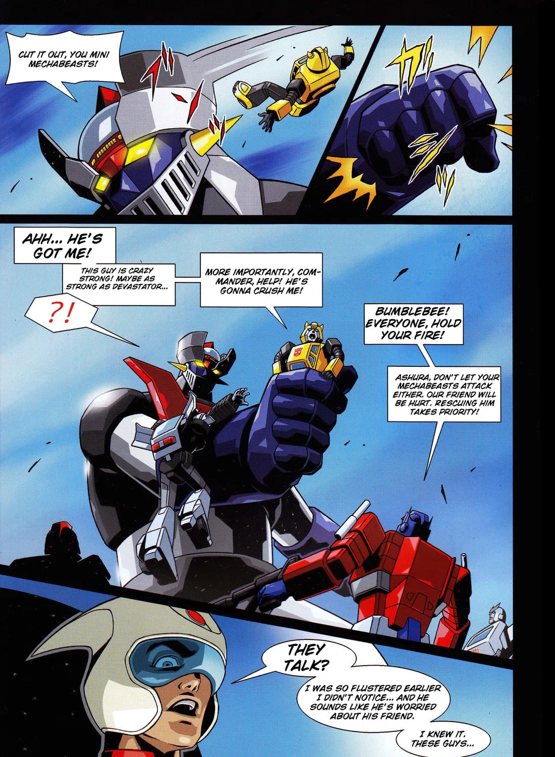 Mazinger Z vs. Transformers (Colored) Chapter 2 page 9 - 