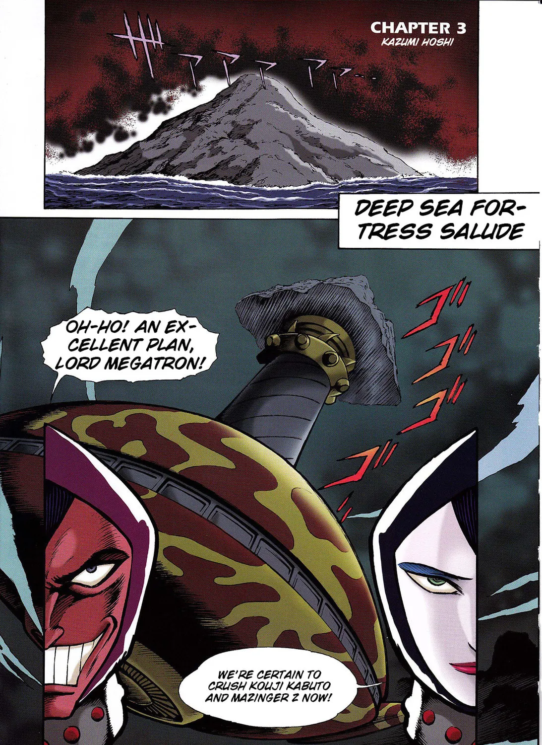 Mazinger Z vs. Transformers (Colored) Chapter 3 page 1 - 