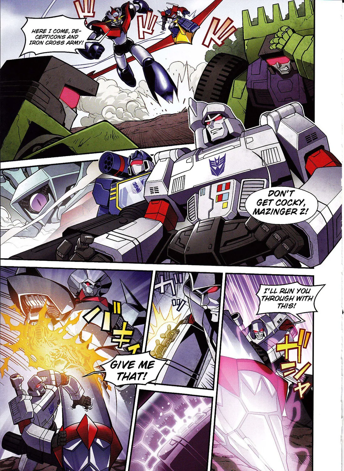 Mazinger Z vs. Transformers (Colored) Chapter 4 page 7 - 