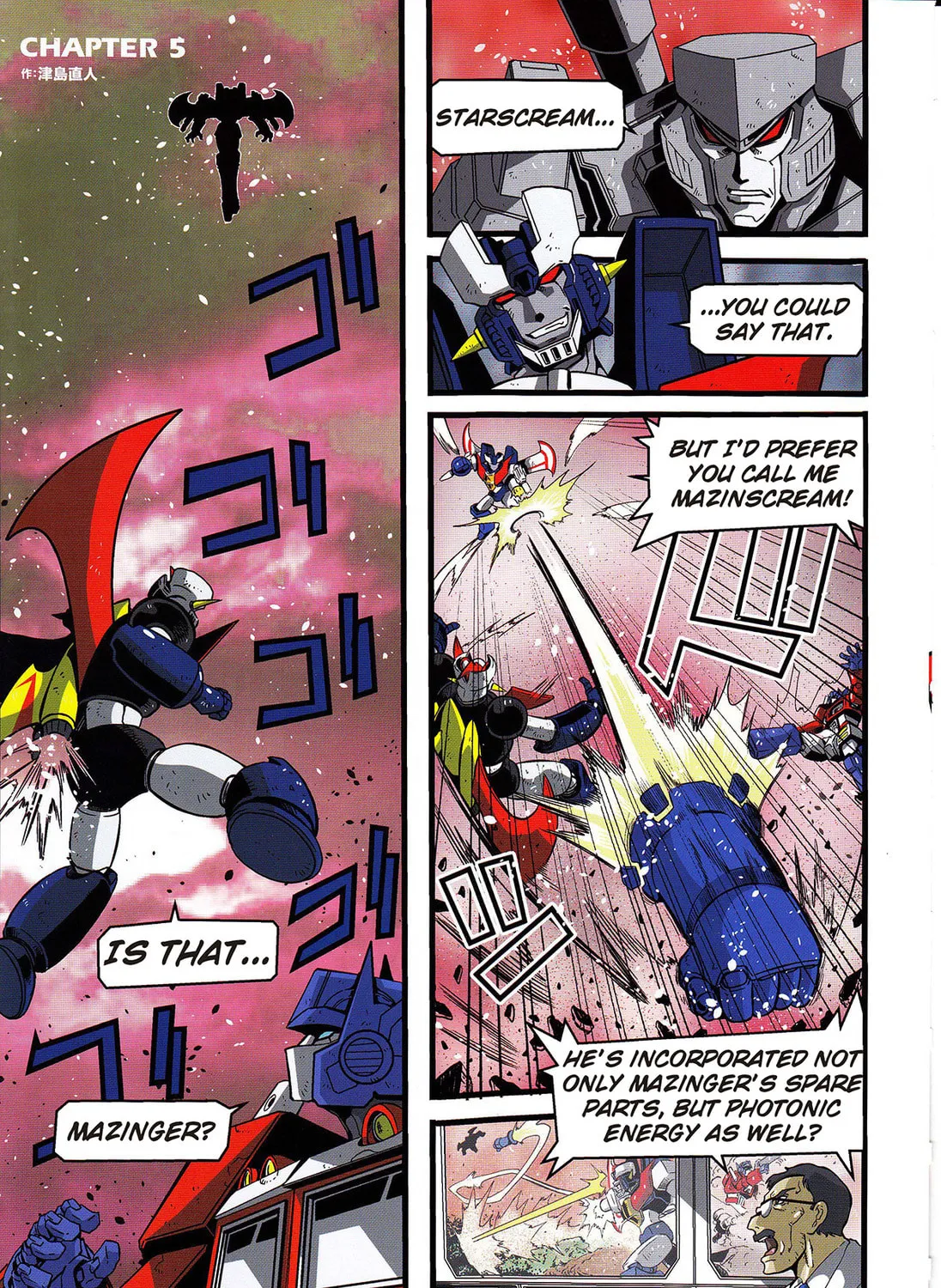 Mazinger Z vs. Transformers (Colored) Chapter 5 page 1 - 