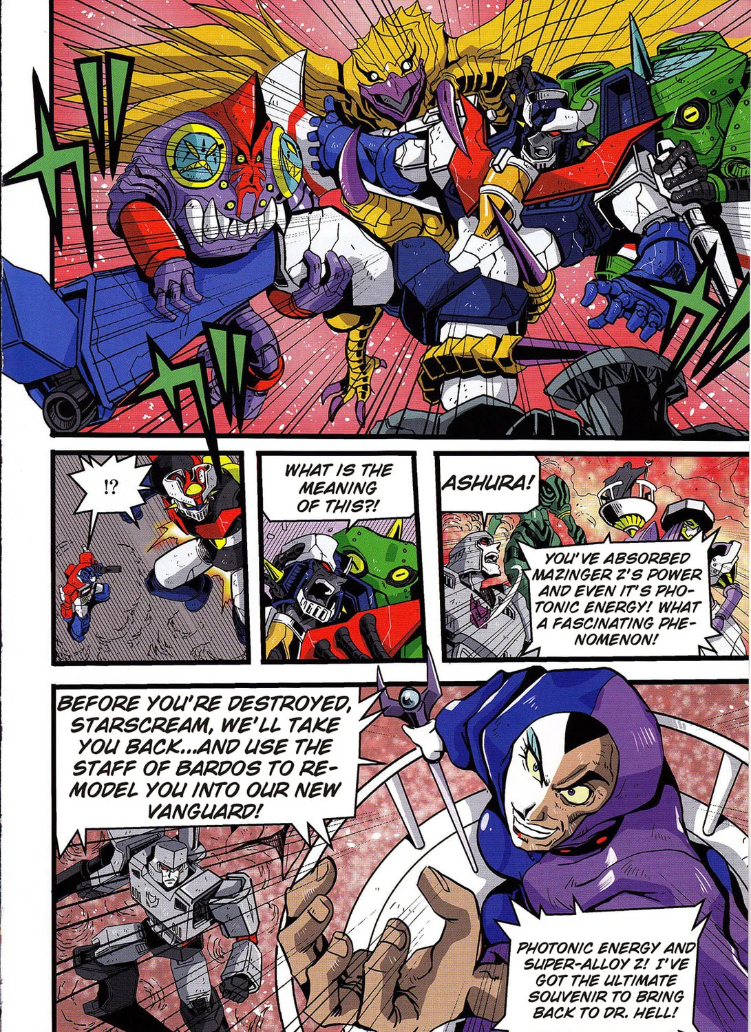 Mazinger Z vs. Transformers (Colored) Chapter 5 page 7 - 