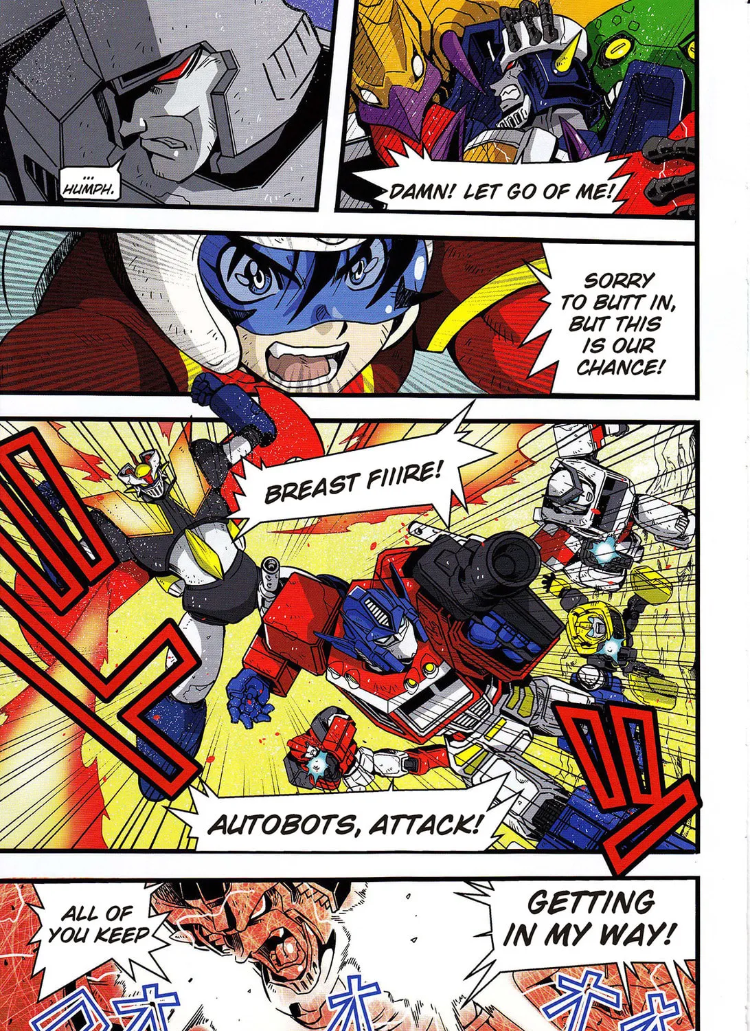 Mazinger Z vs. Transformers (Colored) Chapter 5 page 9 - 