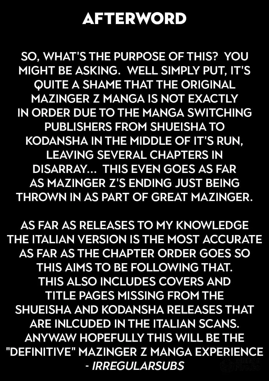 Mazinger Z Chapter 1 page 33 - 