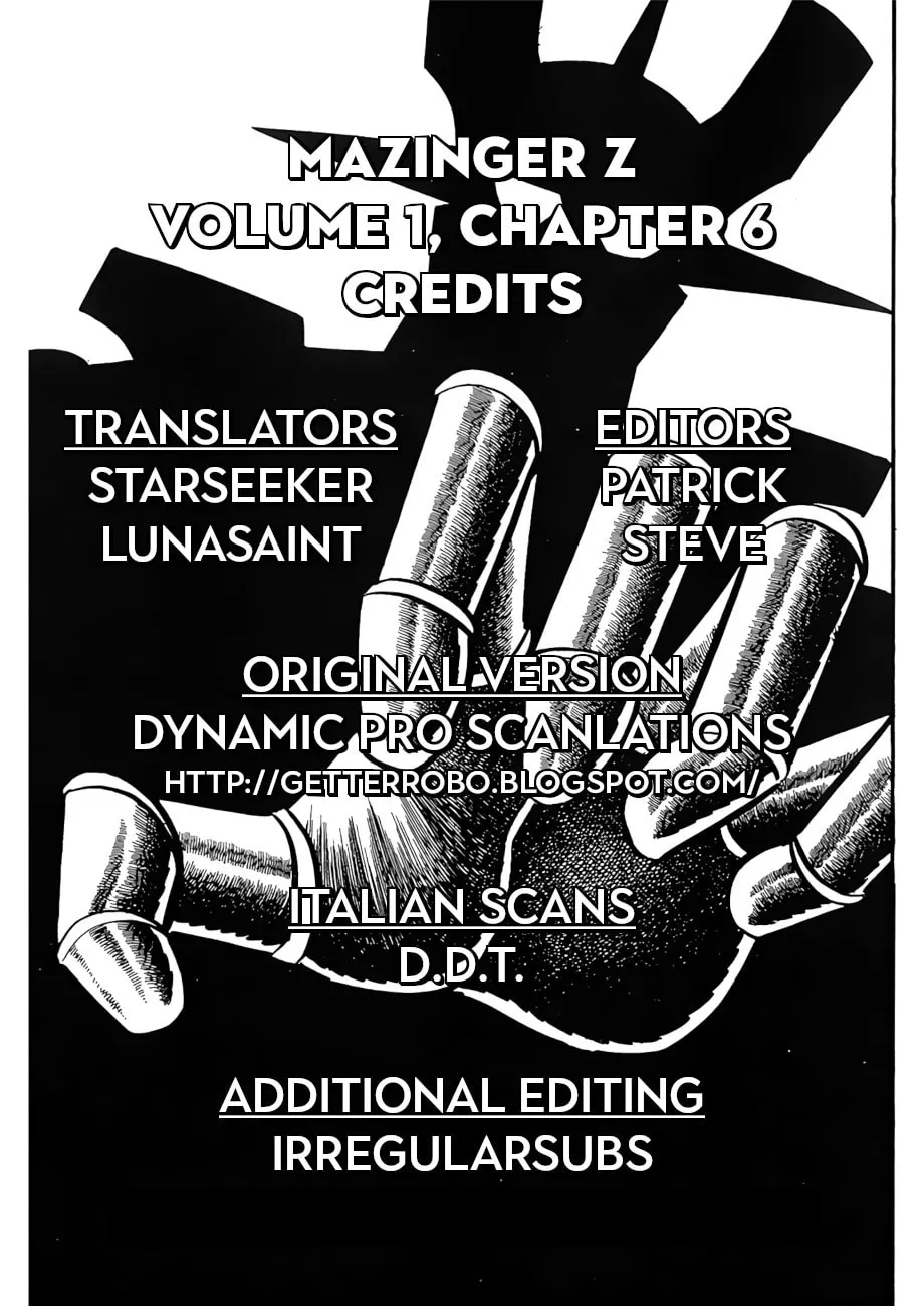Mazinger Z Chapter 6 page 22 - 